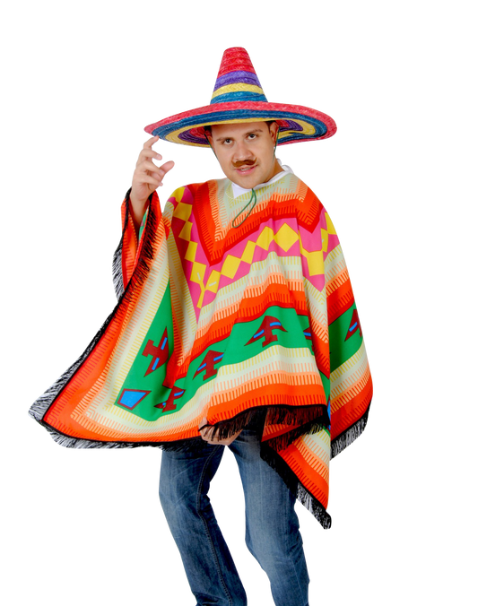 1010 Mexican poncho - Tropical dreams collection