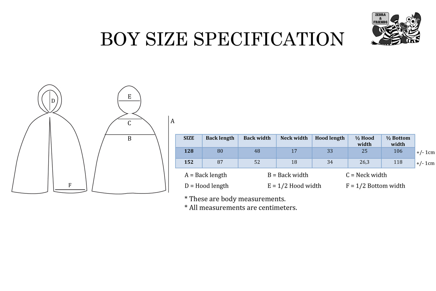 1506/1 HOODED CAPE BLACK