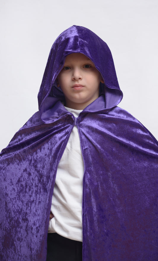 1506/2 Hooded cape purple - Medieval collection