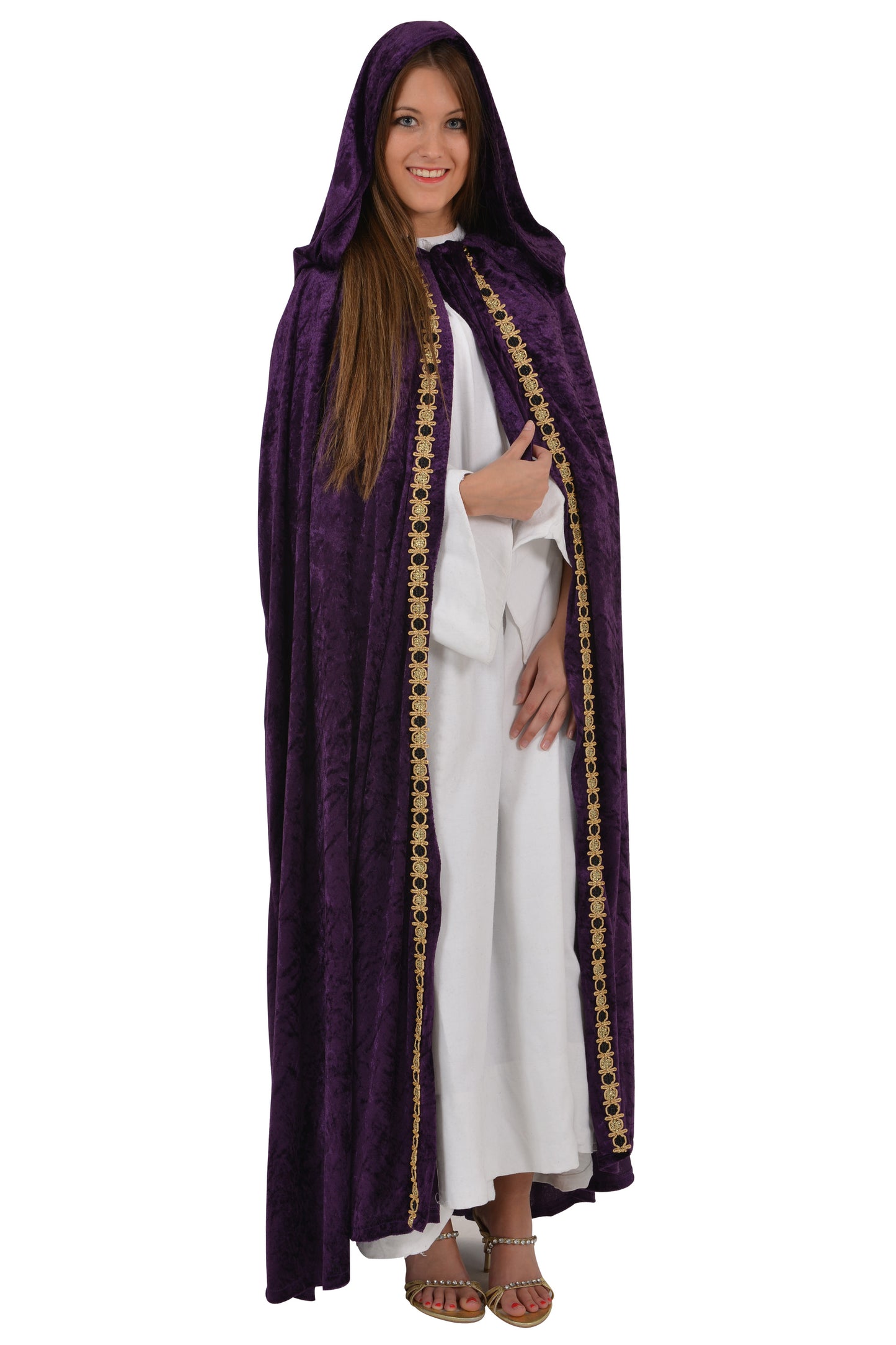 1017 DELUXE MEDIEVAL CAPE PURPLE