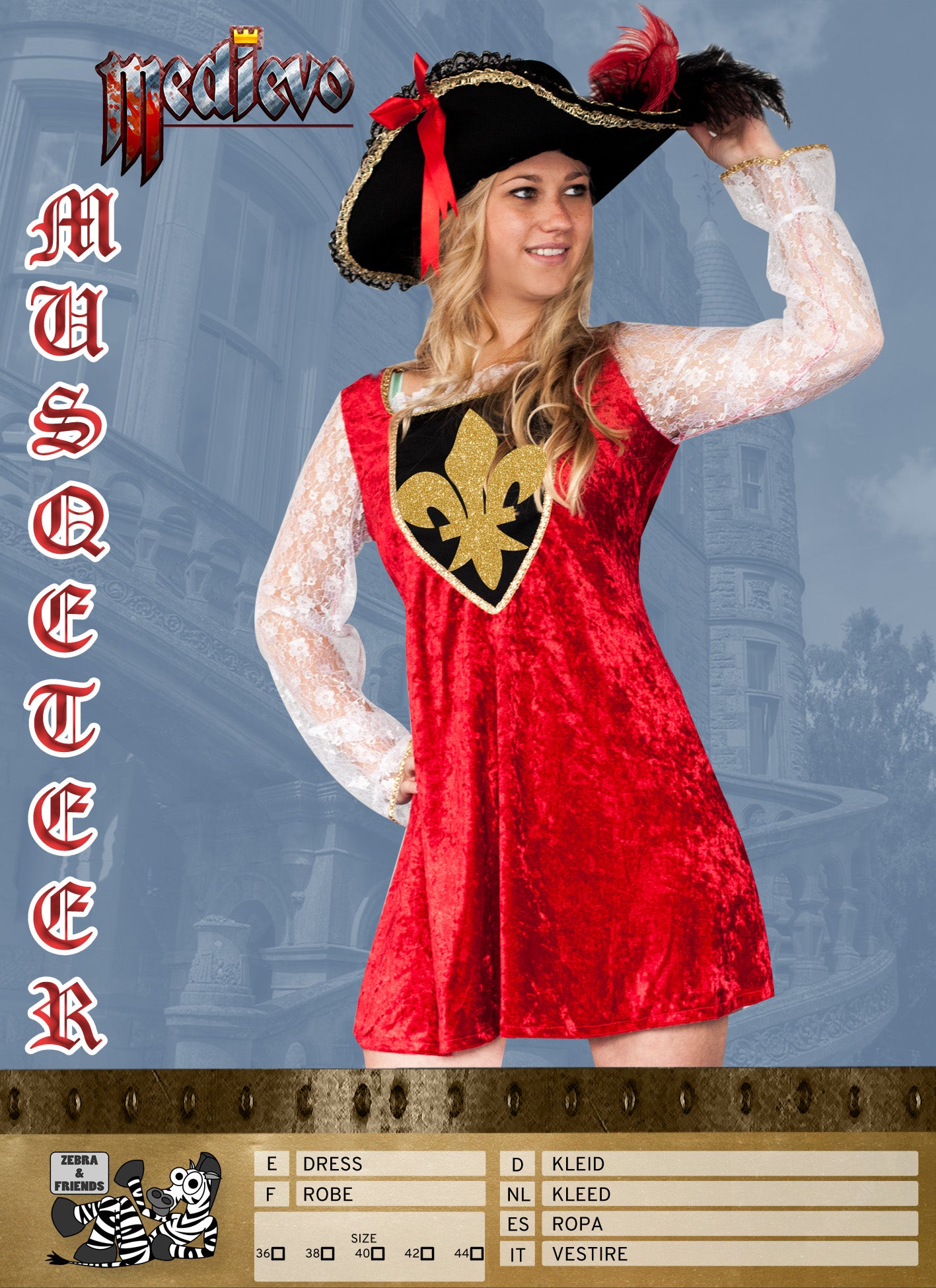 1270 MUSKETEER LADY