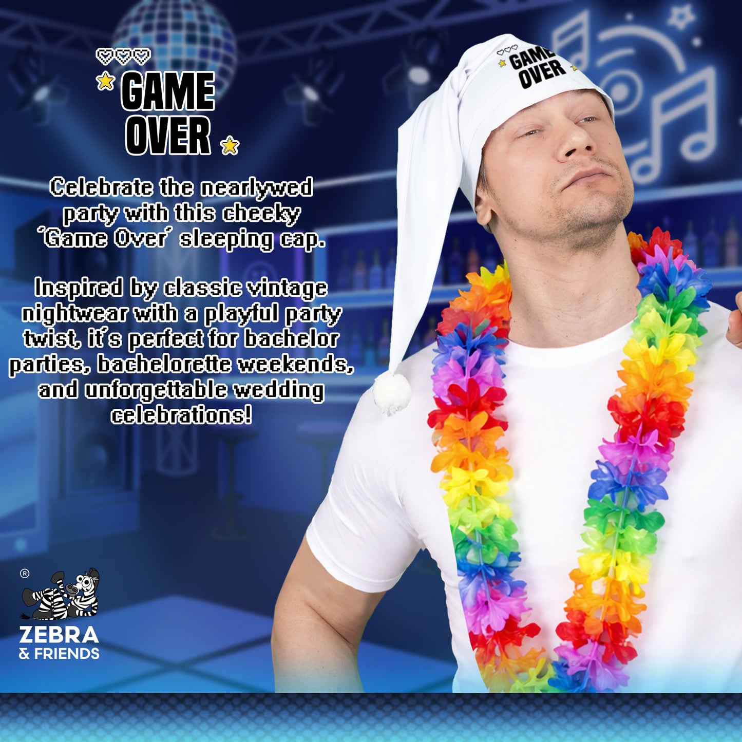 'GAME OVER' SLEEPING CAP