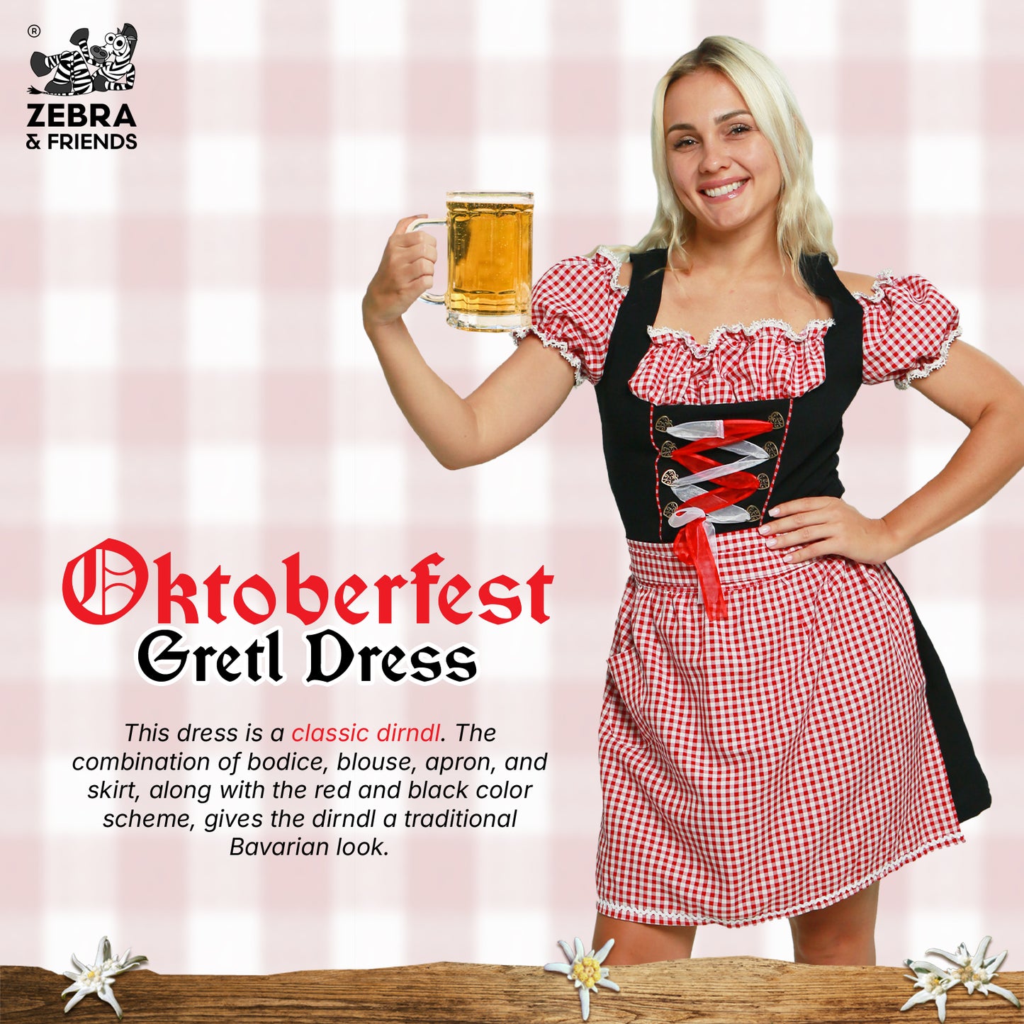 1142 Gretl Tirolian Dirndl - Beerfest collection