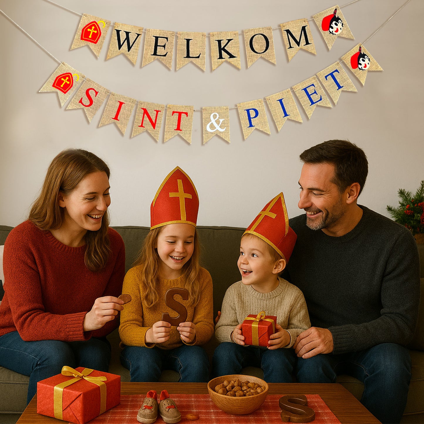 7111 - Welkom Sint & Piet banner
