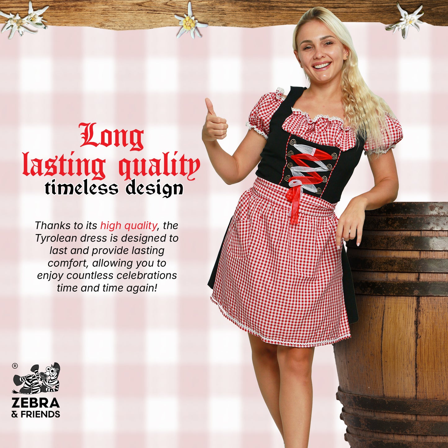 1142 Gretl Tirolian Dirndl - Beerfest collection