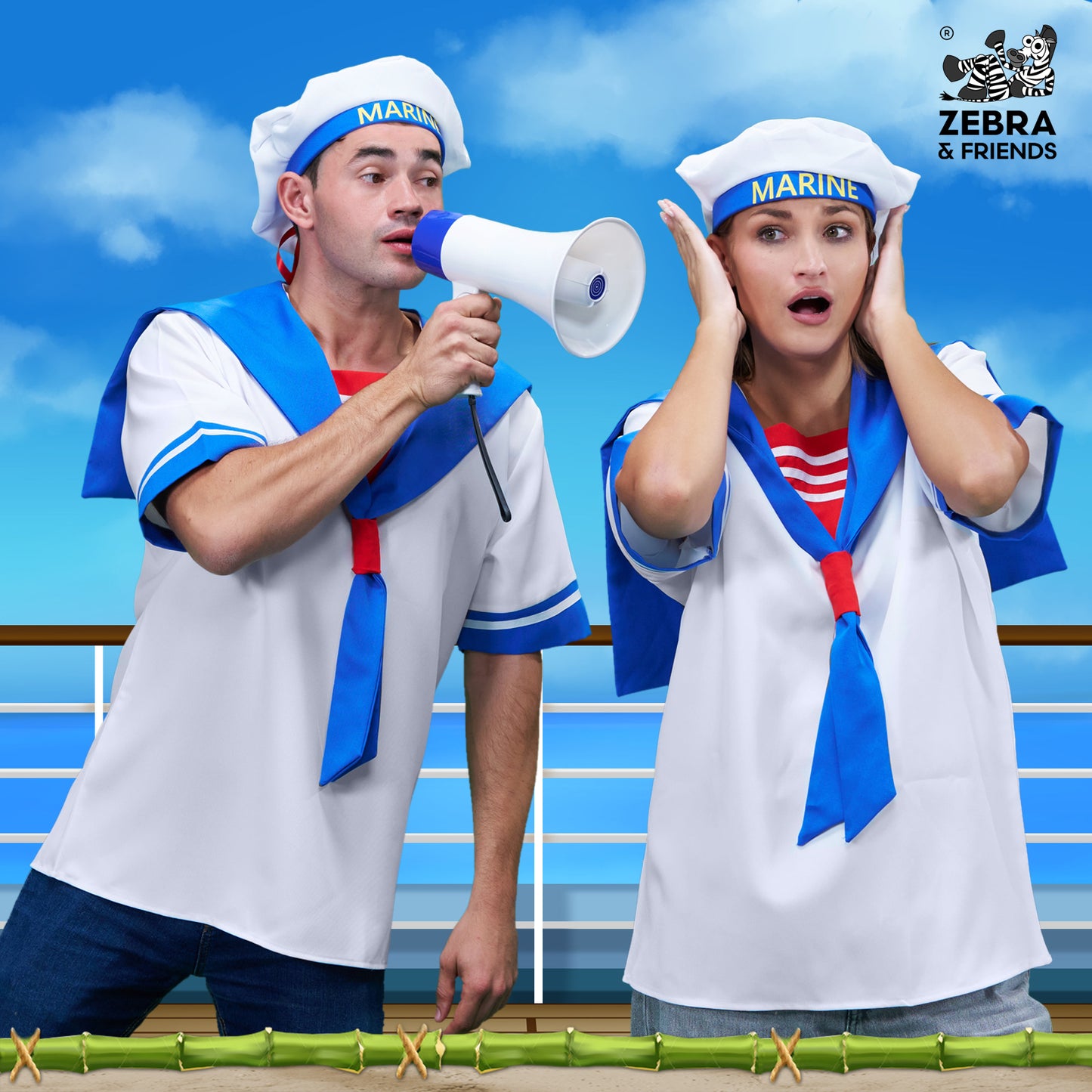 1123 Marine shirt & cap - Tropical Dreams collection
