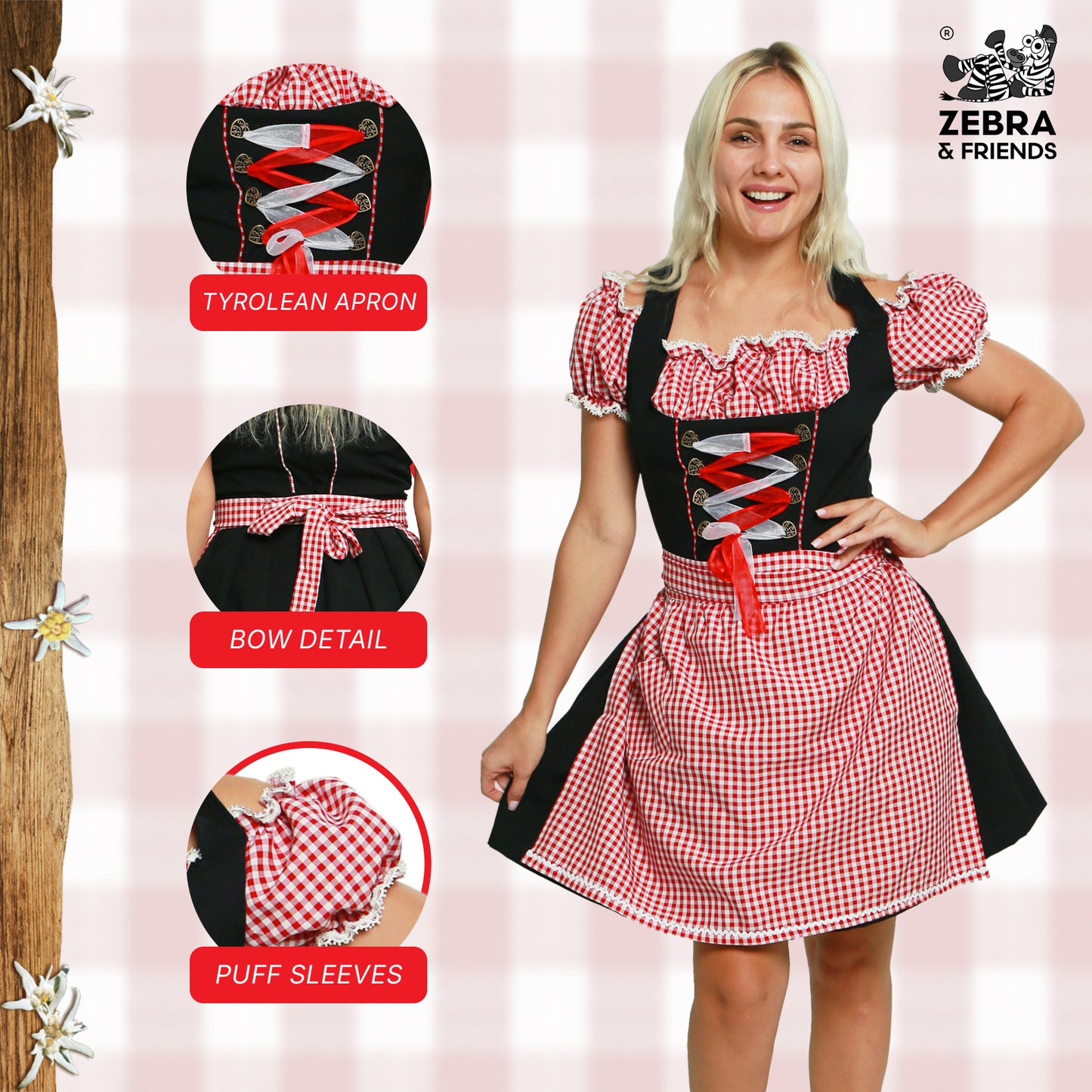 1142 Gretl Tirolian Dirndl - Beerfest collection