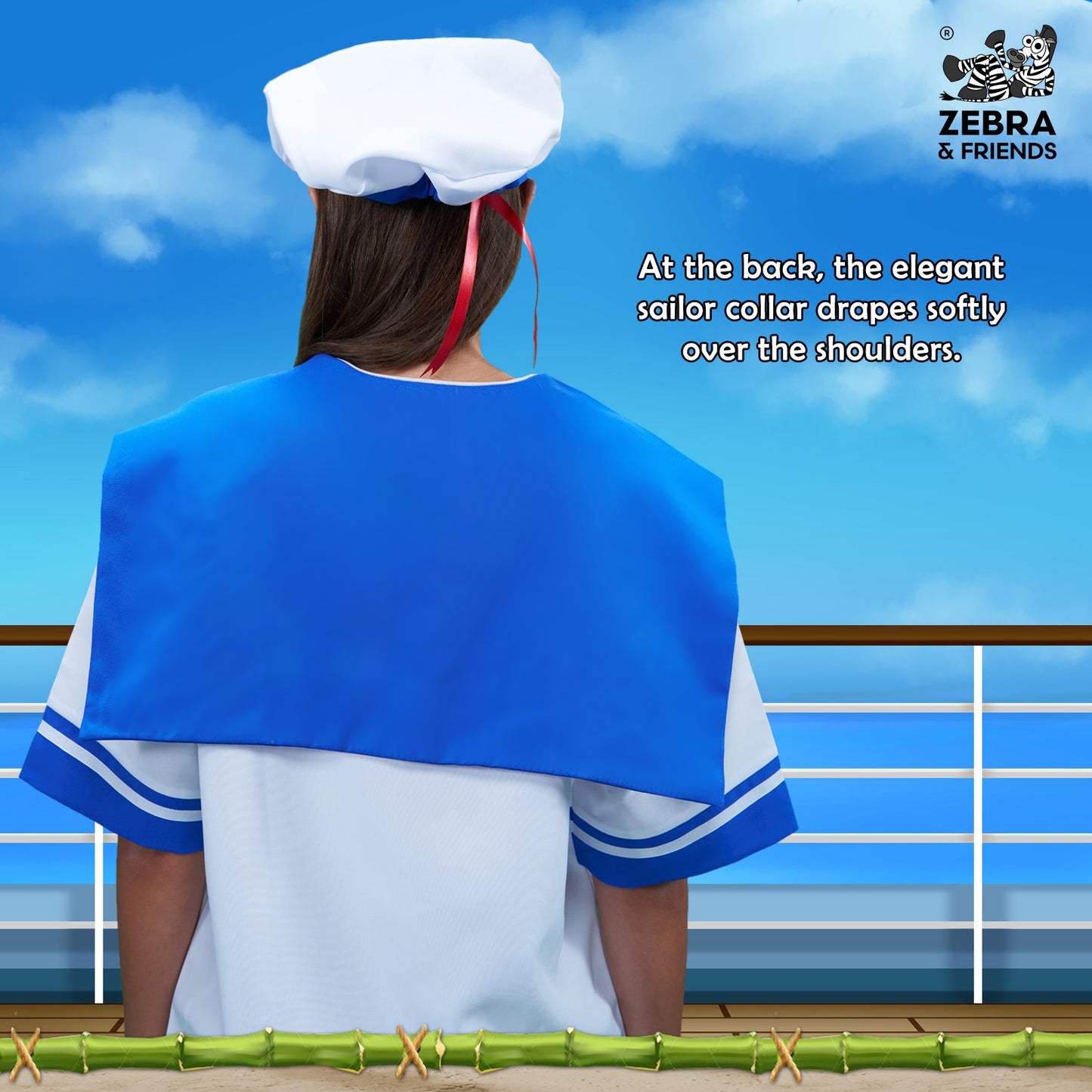 1123 Marine shirt & cap - Tropical Dreams collection