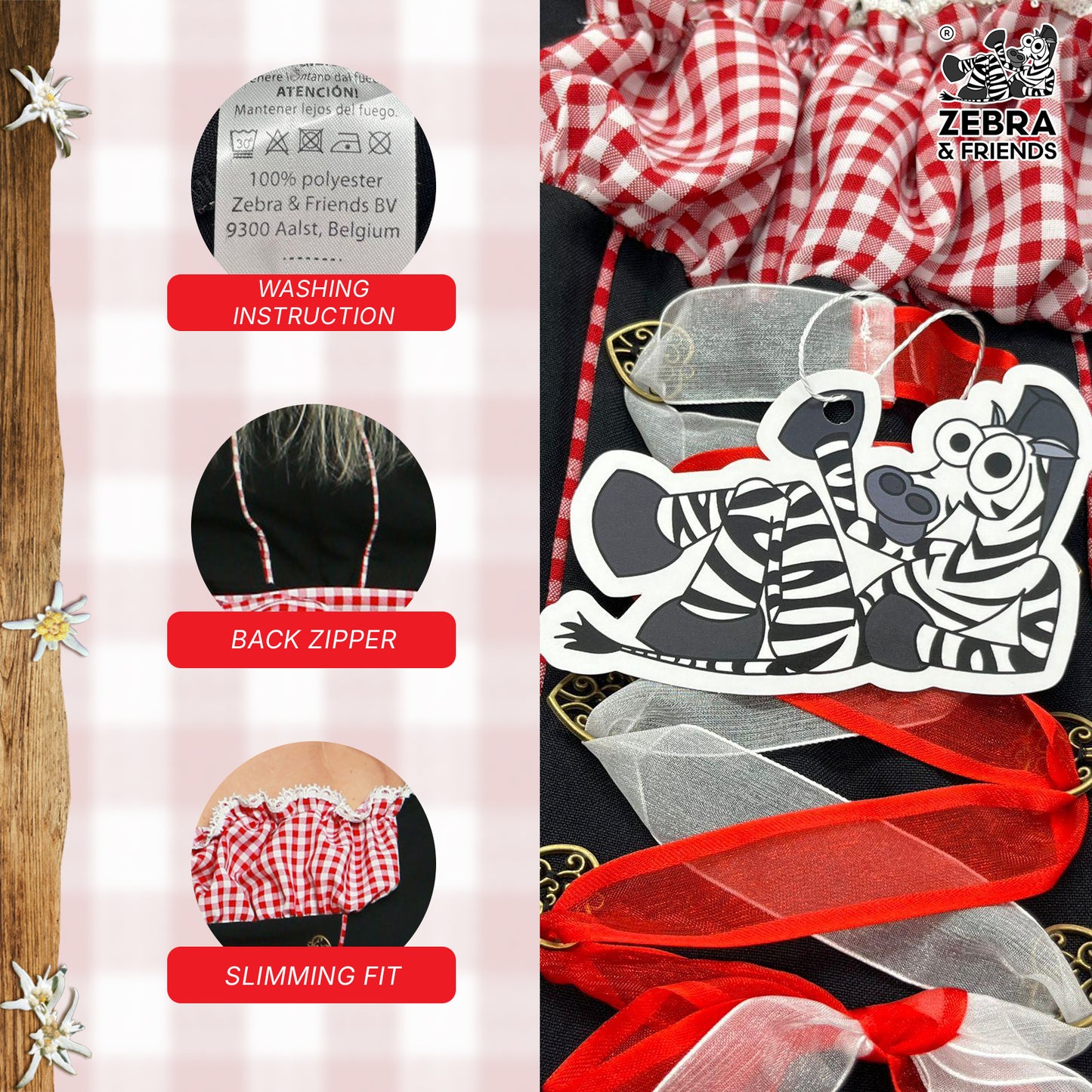1142 Gretl Tirolian Dirndl - Beerfest collection