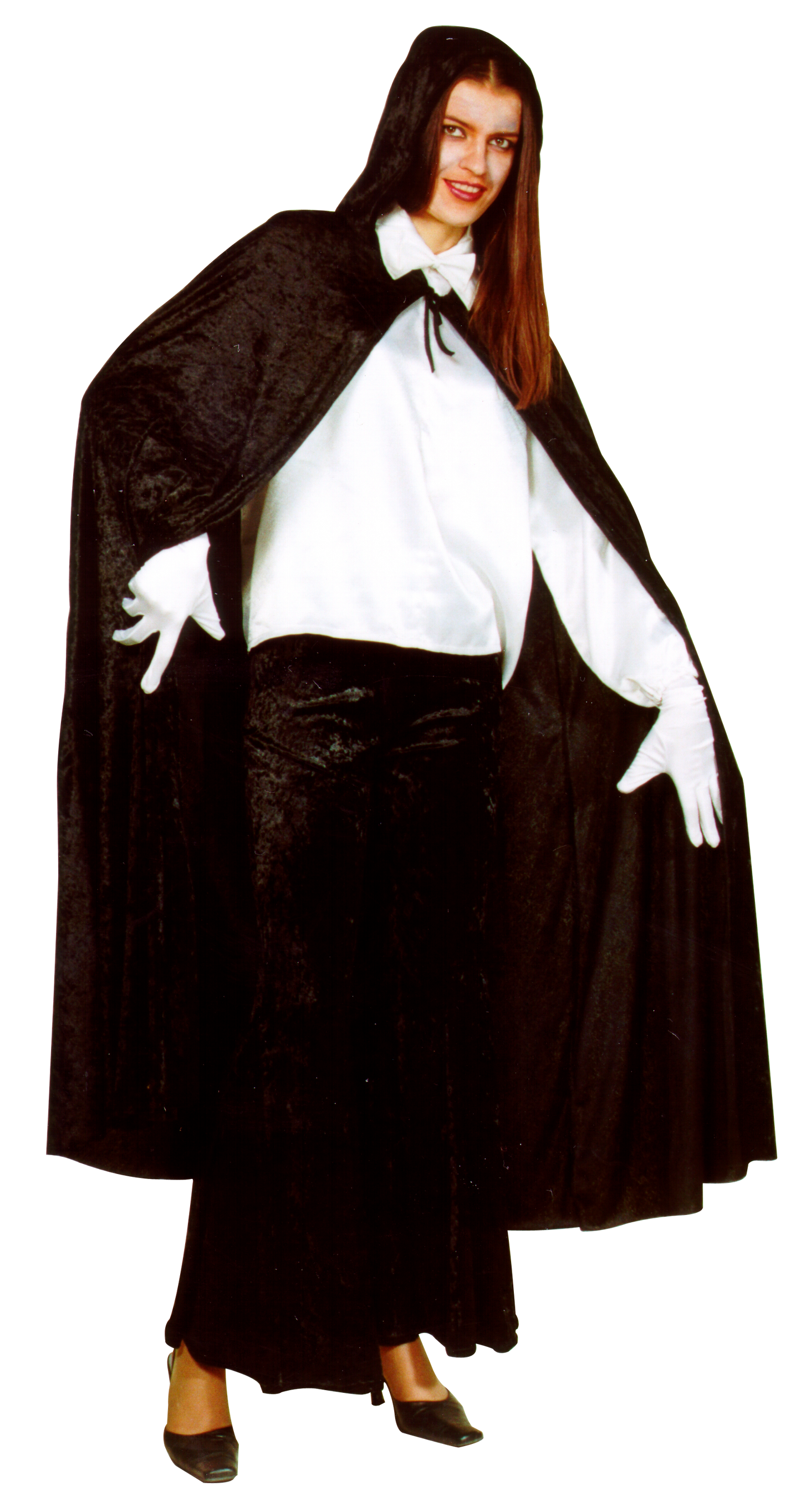 1006/1 HOODED CAPE BLACK