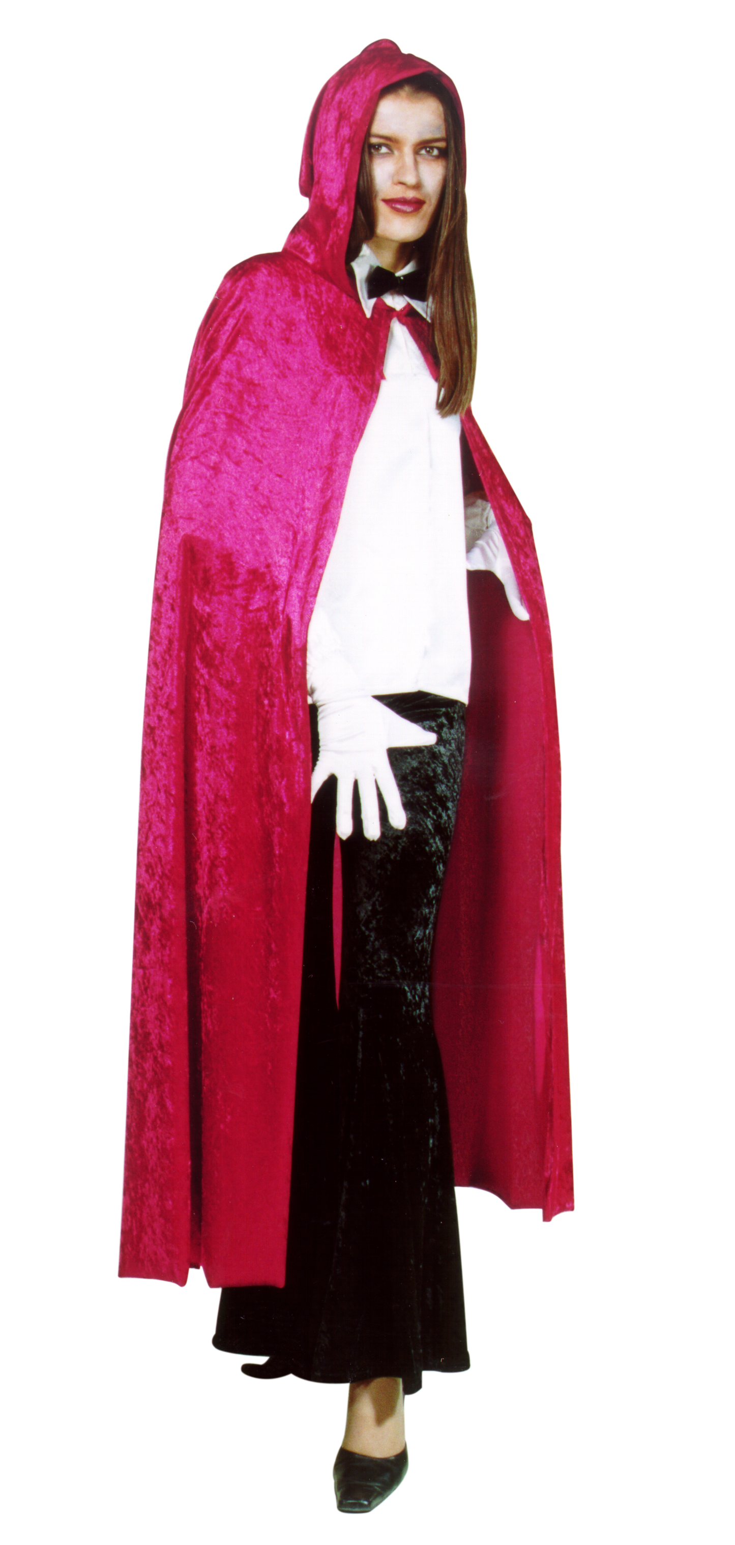 1006/6 HOODED CAPE PINK