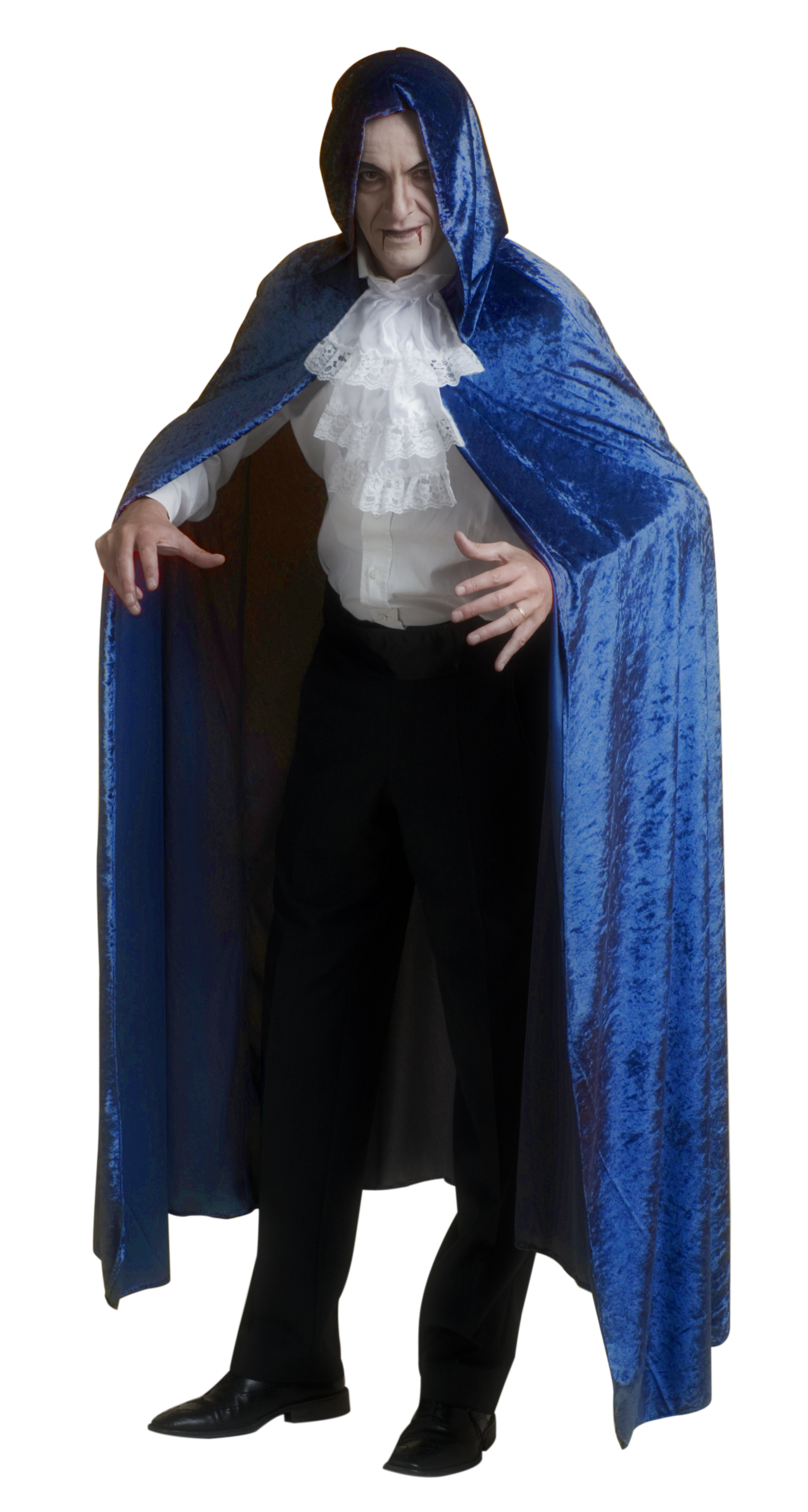 1006/7 HOODED CAPE BLUE