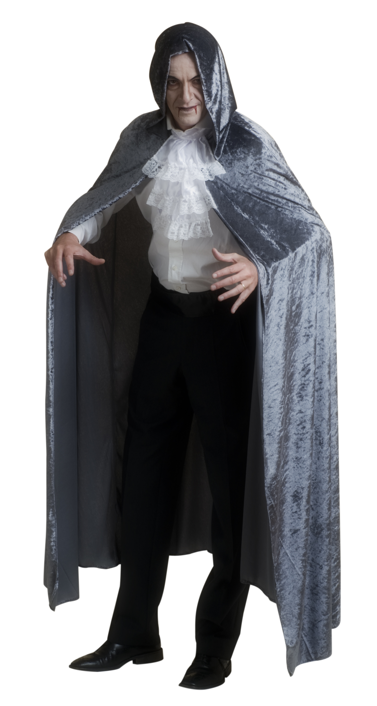 1006/5 HOODED CAPE GREY