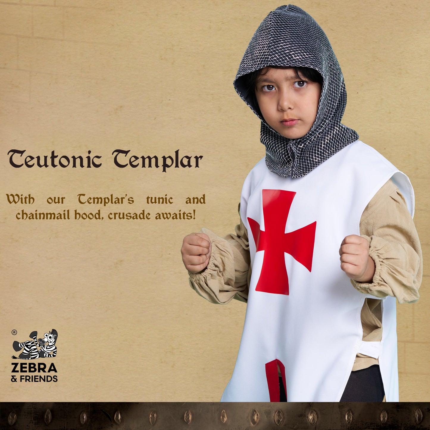 1796- Templar White / Red - Medieval collection