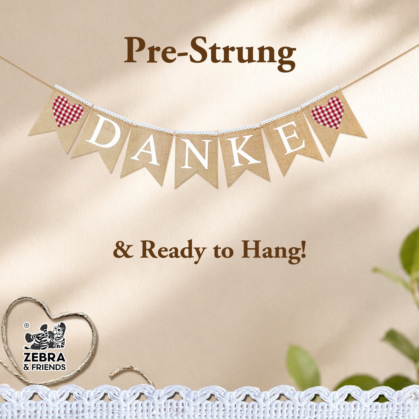 6345'DANKE' BANNER
