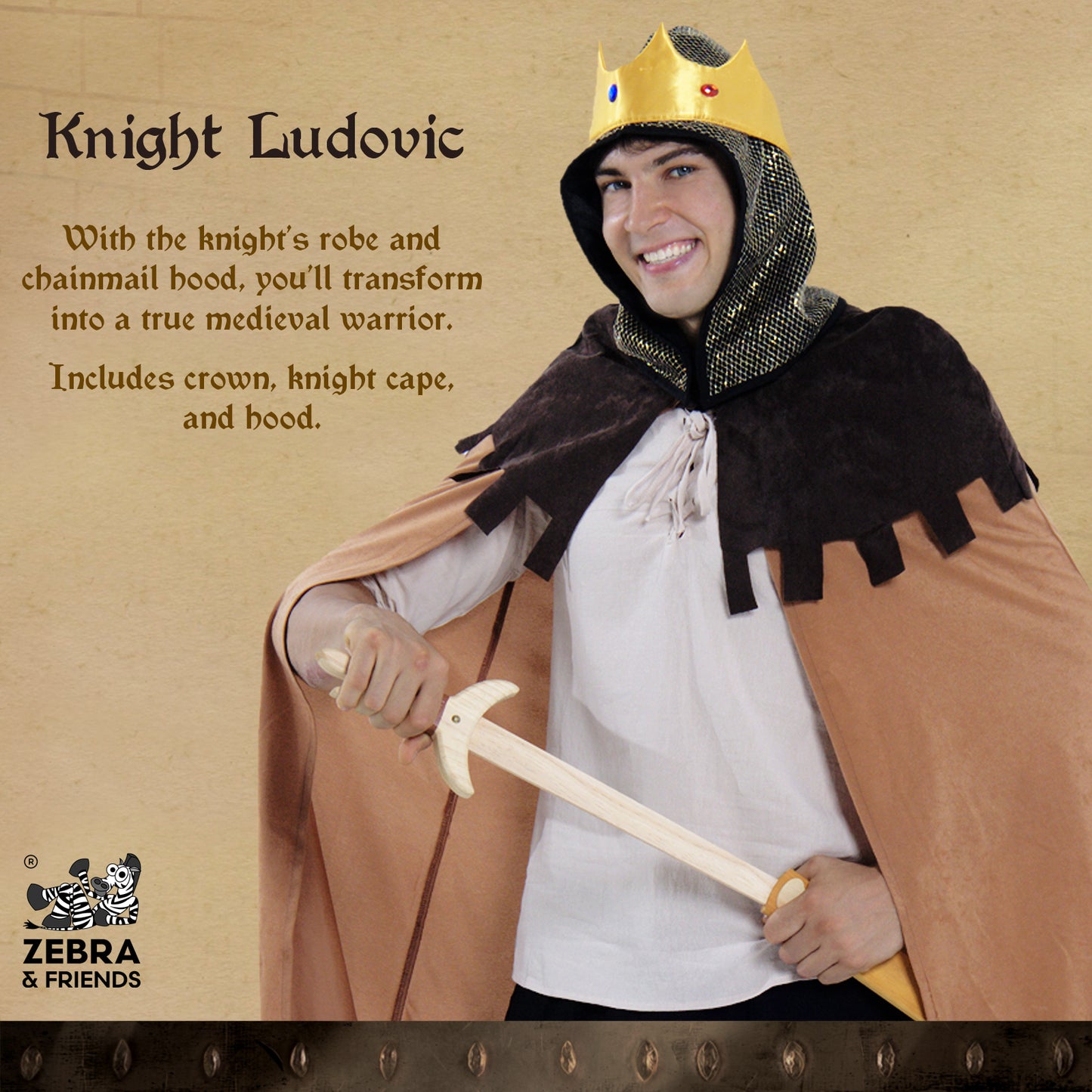 1313 Knight Ludovic Adult- Medieval collection
