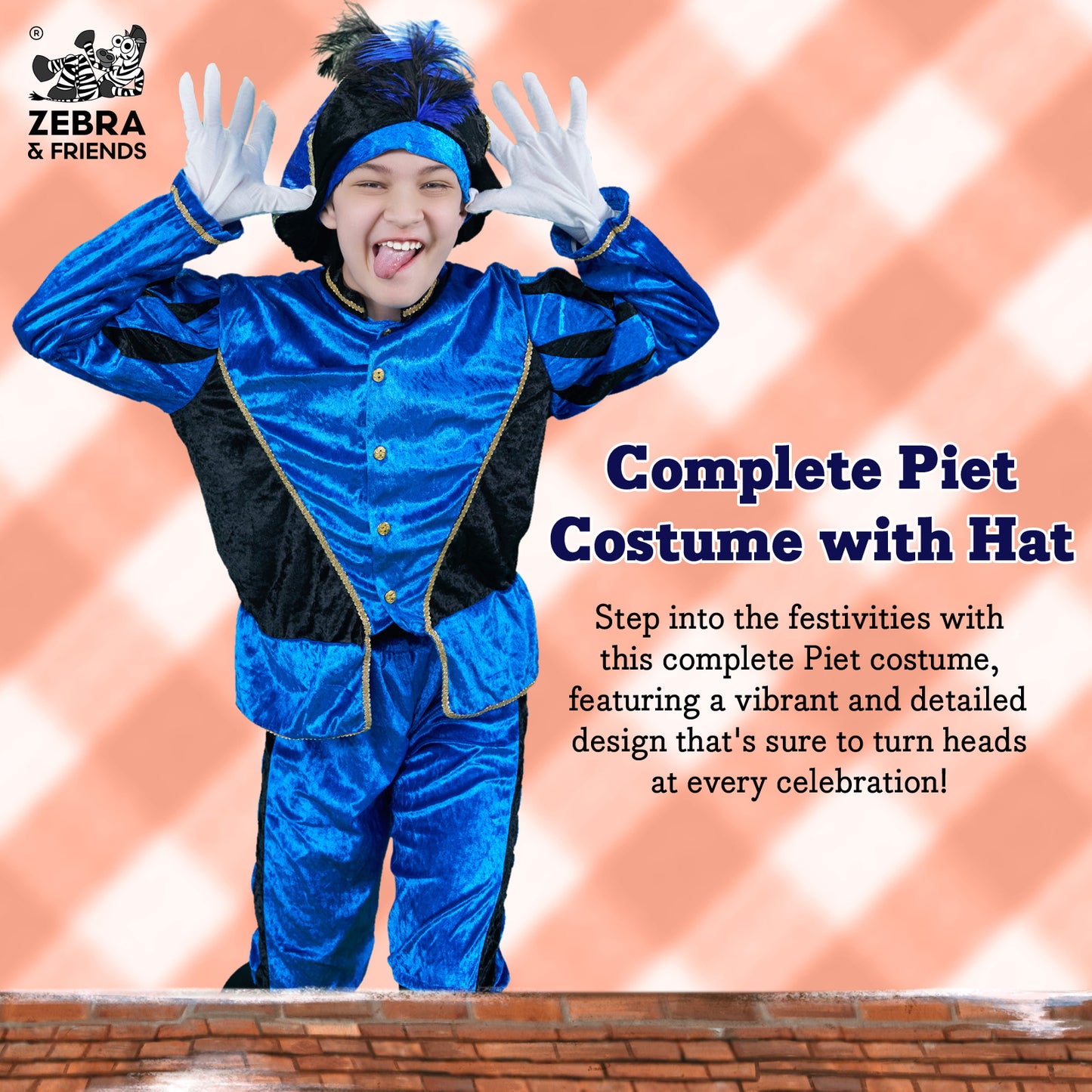 1695 Page child blue/black - The Nicolaus team collection