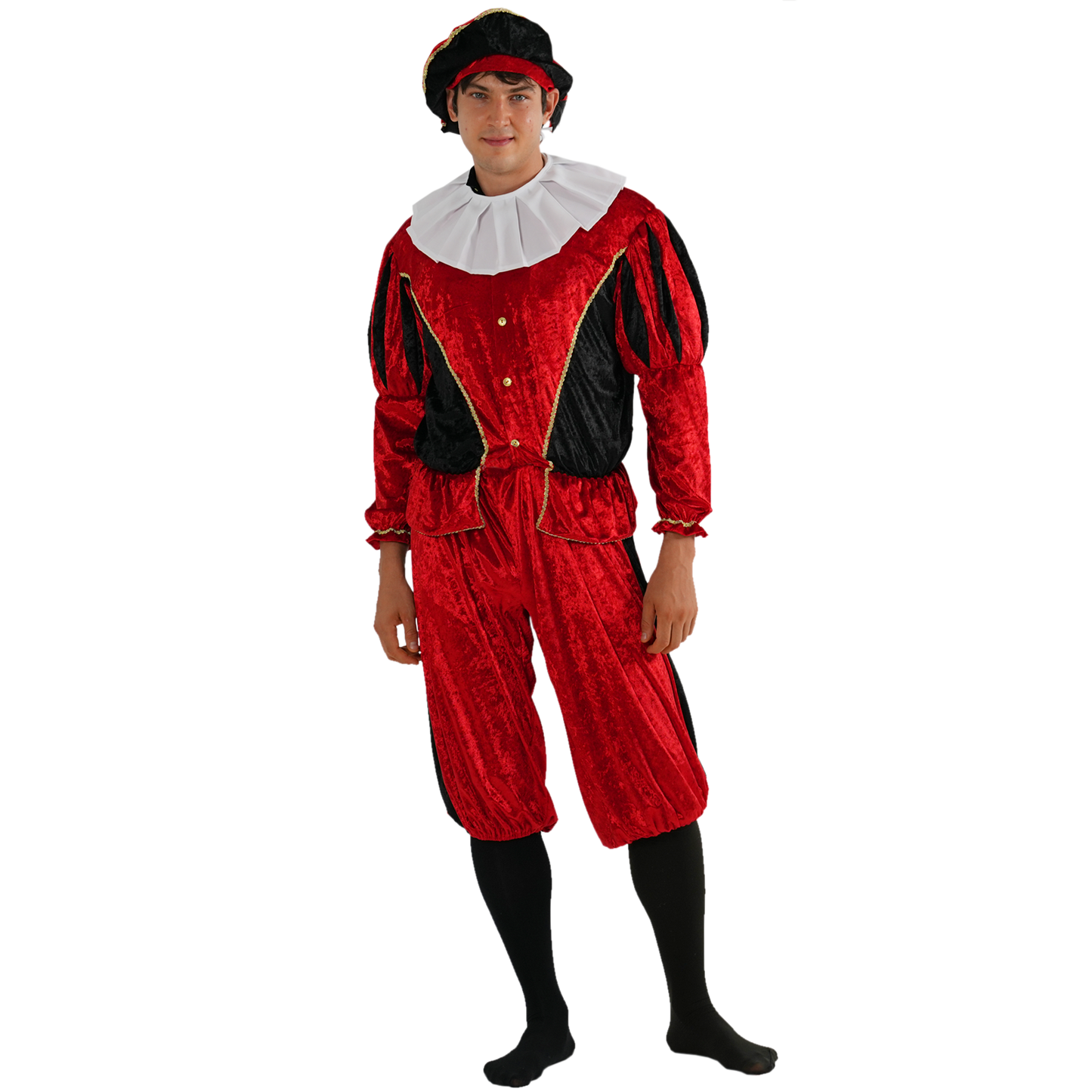 1194 Seite Erwachsene Rot/Schwarz – Die Nicolaus Team-Kollektion