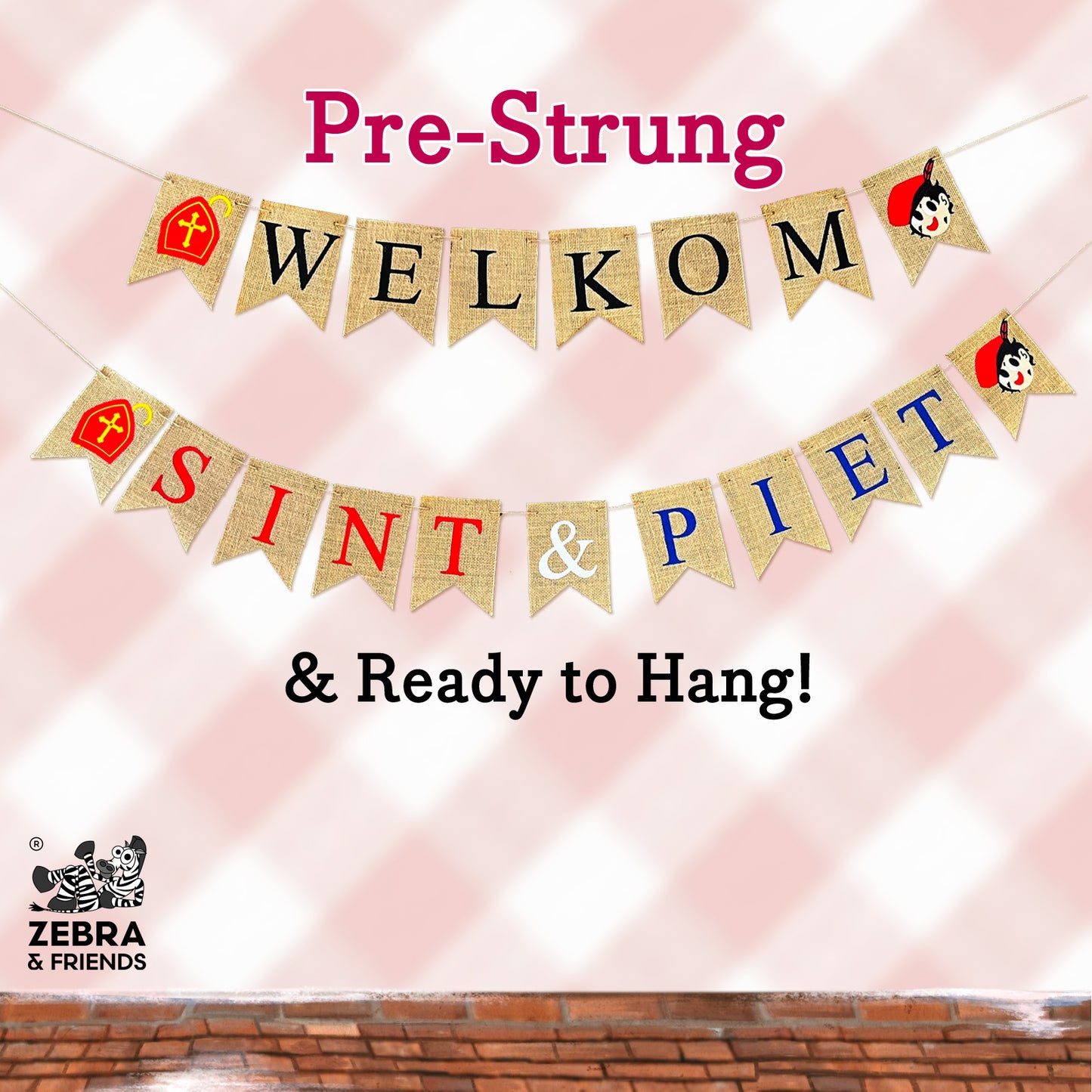 7111 - Welkom Sint & Piet banner