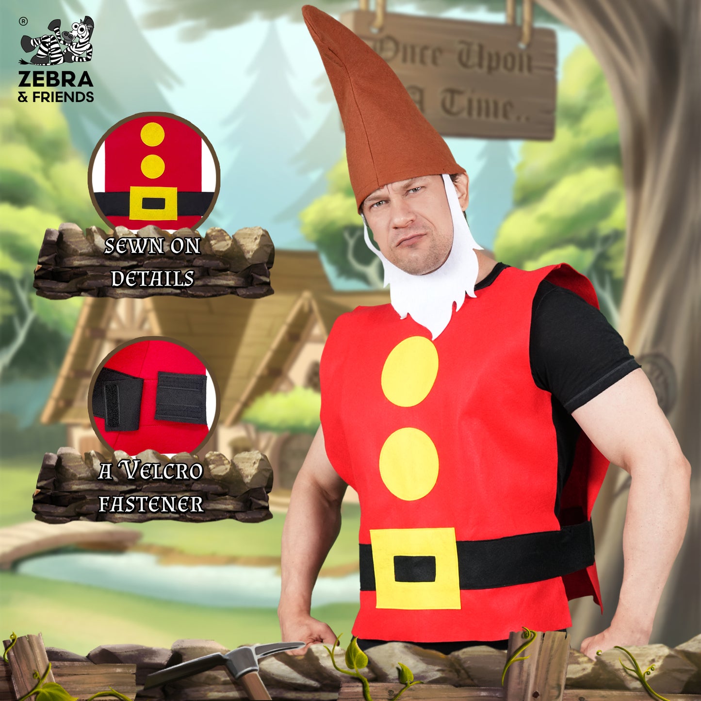 1446 Cranky Adult - Seven dwarfs costume - once upon a time collection