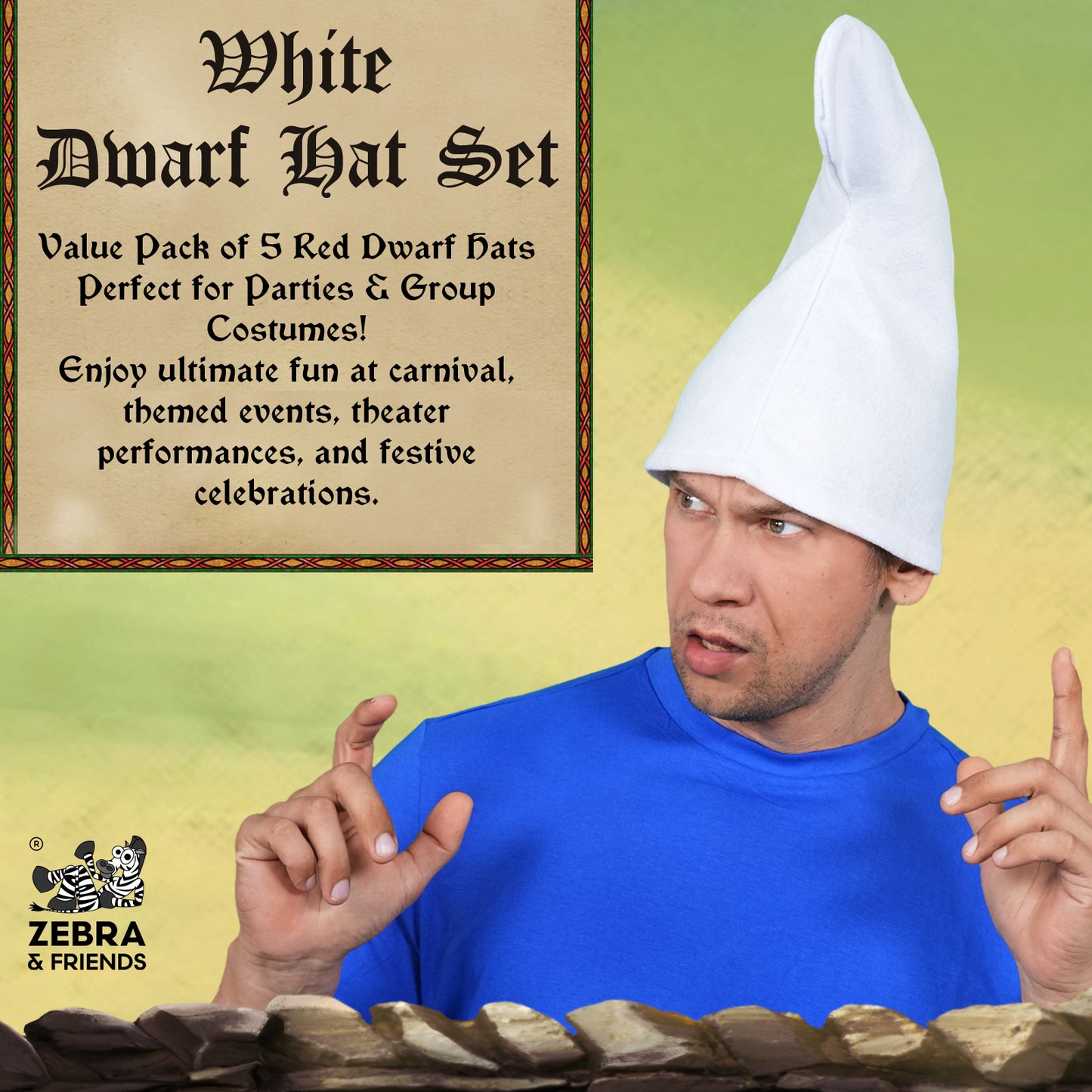 3608 White dwarf set of 5 caps - Once upon a time collection
