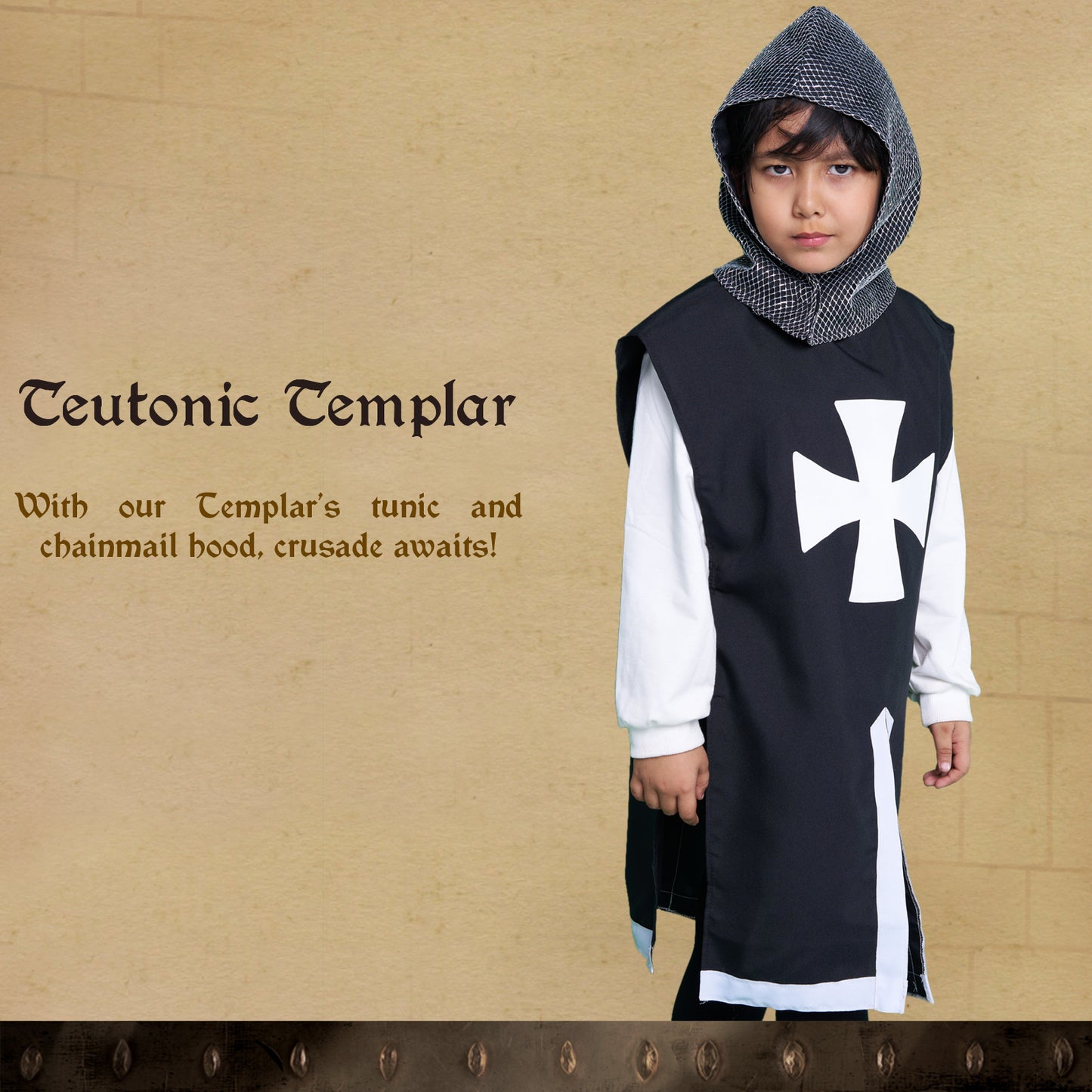 1798 Templar Black / White - Medieval collection