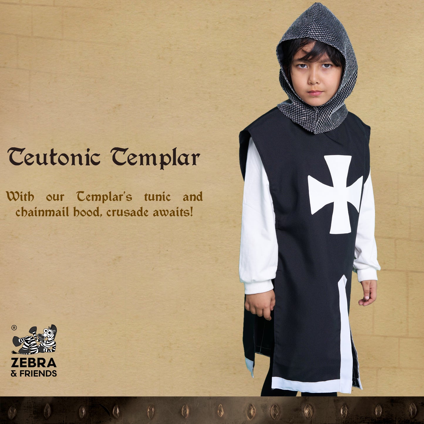 1798 Templar Black / White - Medieval collection