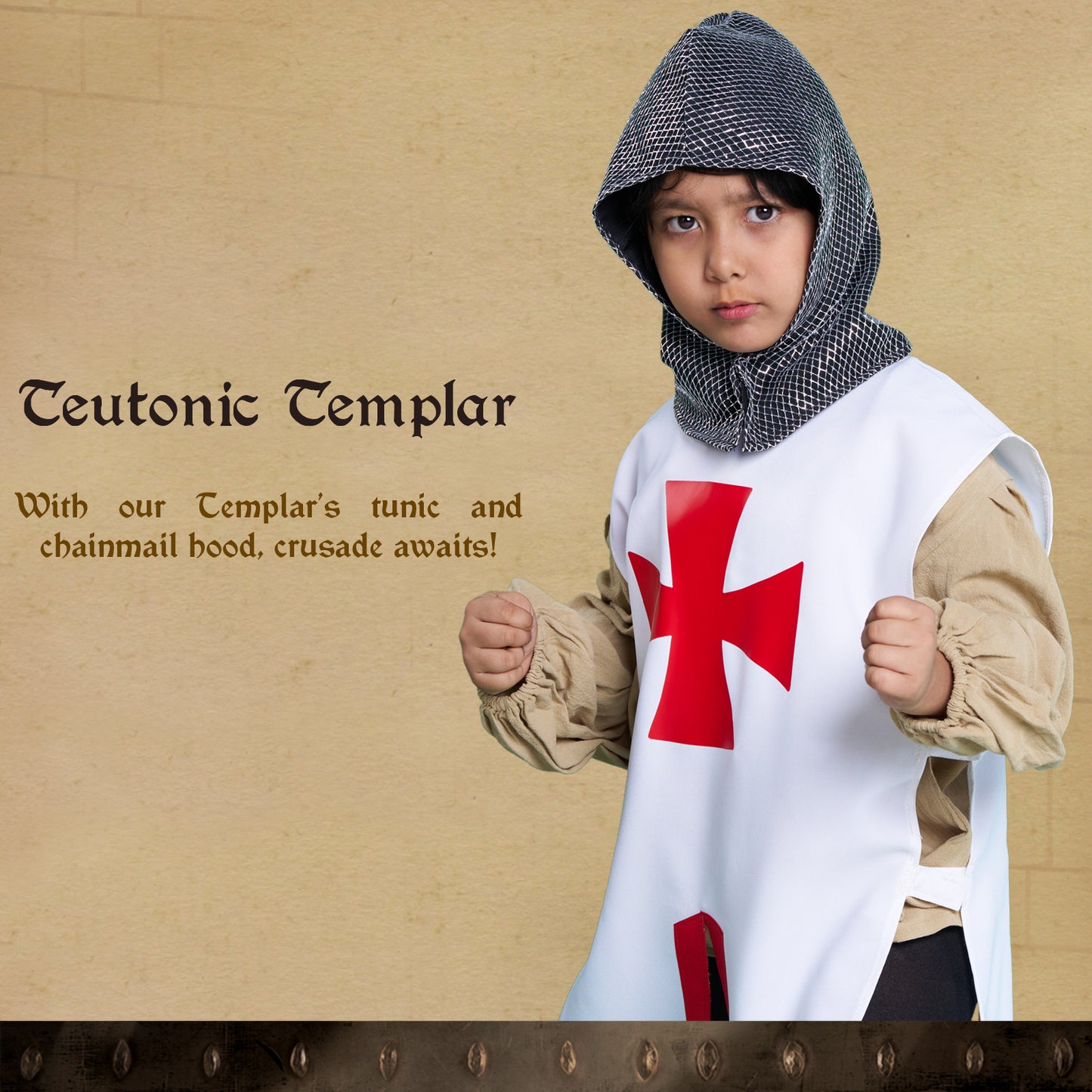 1796- Templar White / Red - Medieval collection