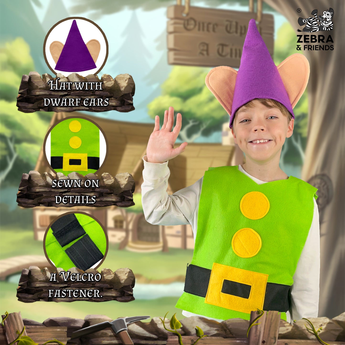 1940 Peppy - Seven dwarfs costume - once upon a time collection