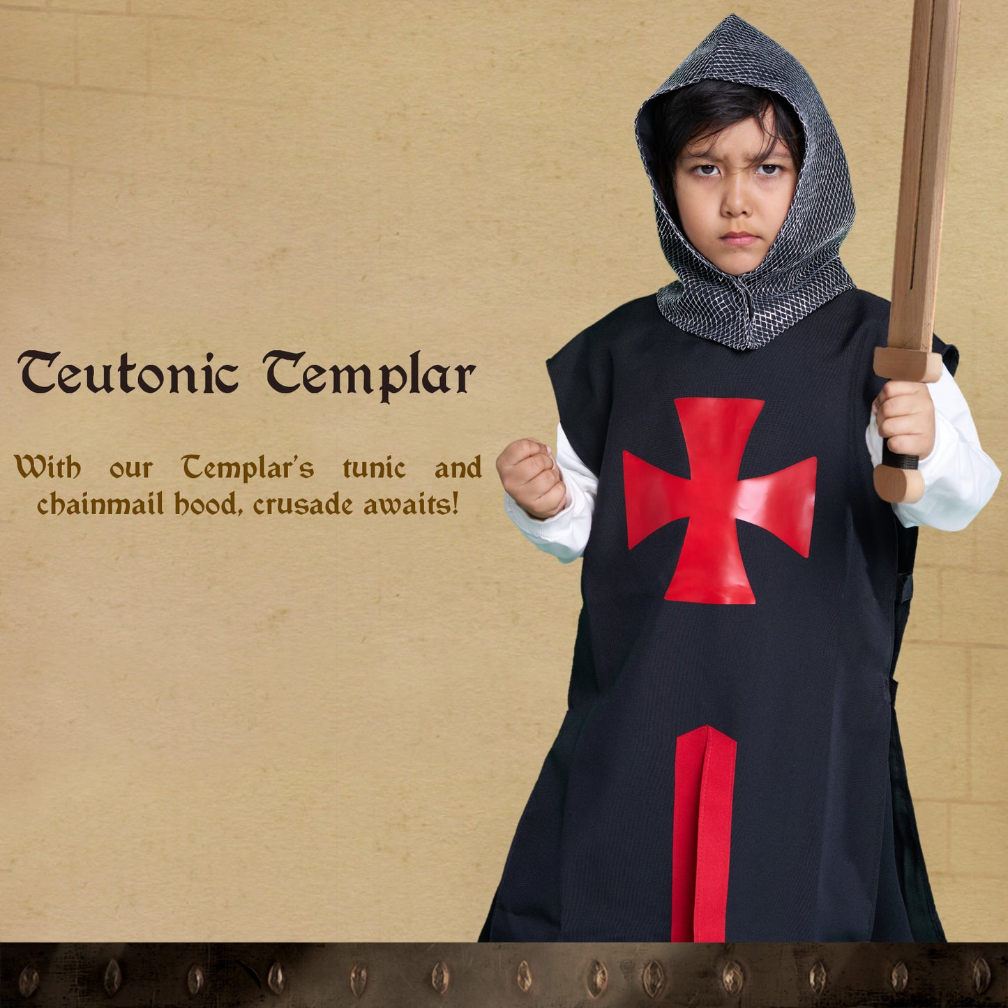 1797 Templar Black / Red - Medieval collection