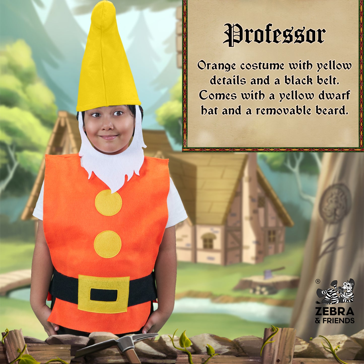 1941 Professor - Seven dwarfs costume - once upon a time collection