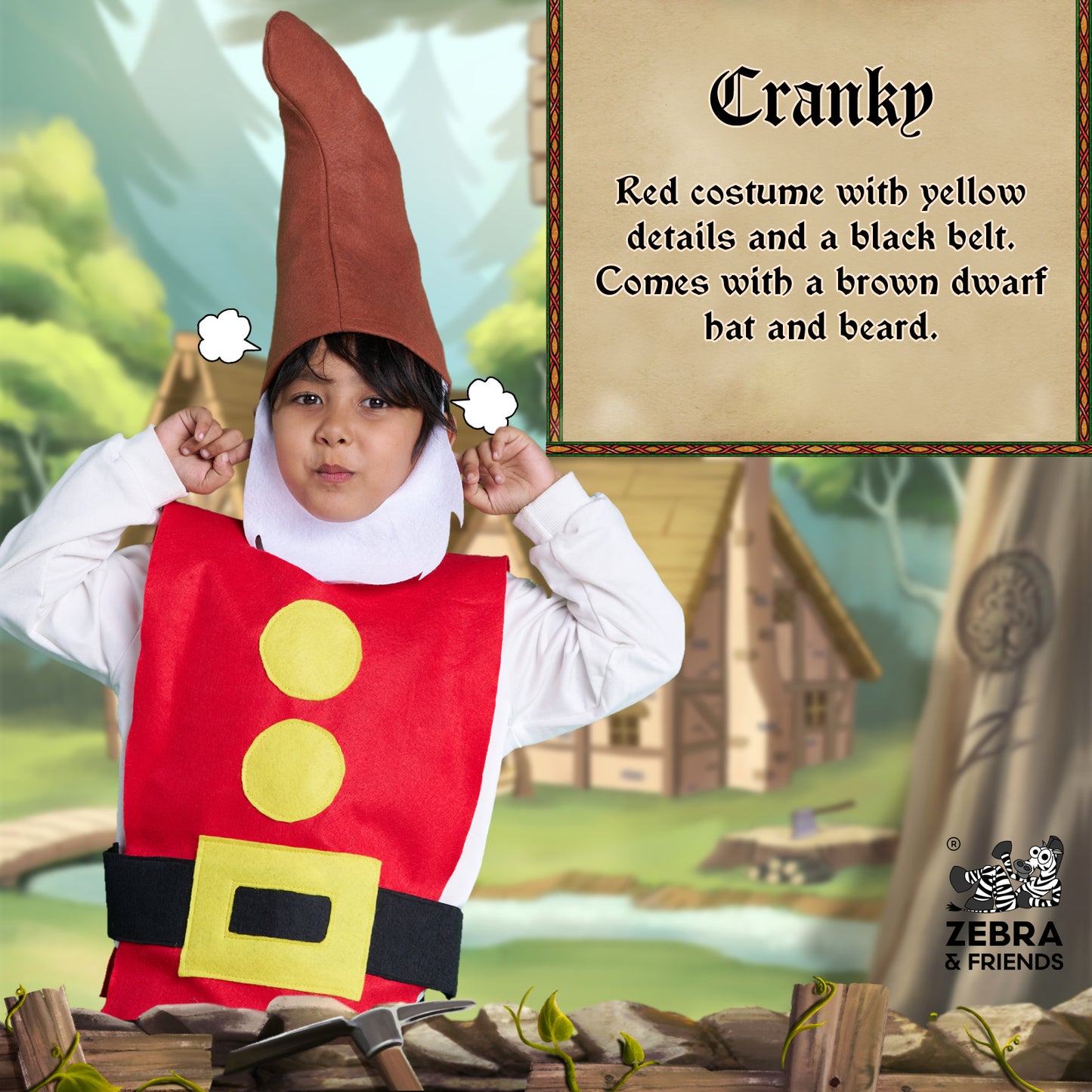 1946 Cranky - Seven dwarfs costume - once upon a time collection