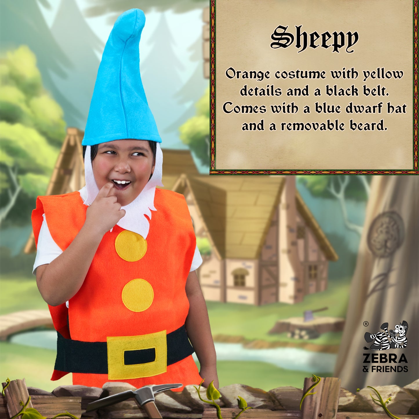 1944 Sheepy - Seven dwarfs costume - once upon a time collection