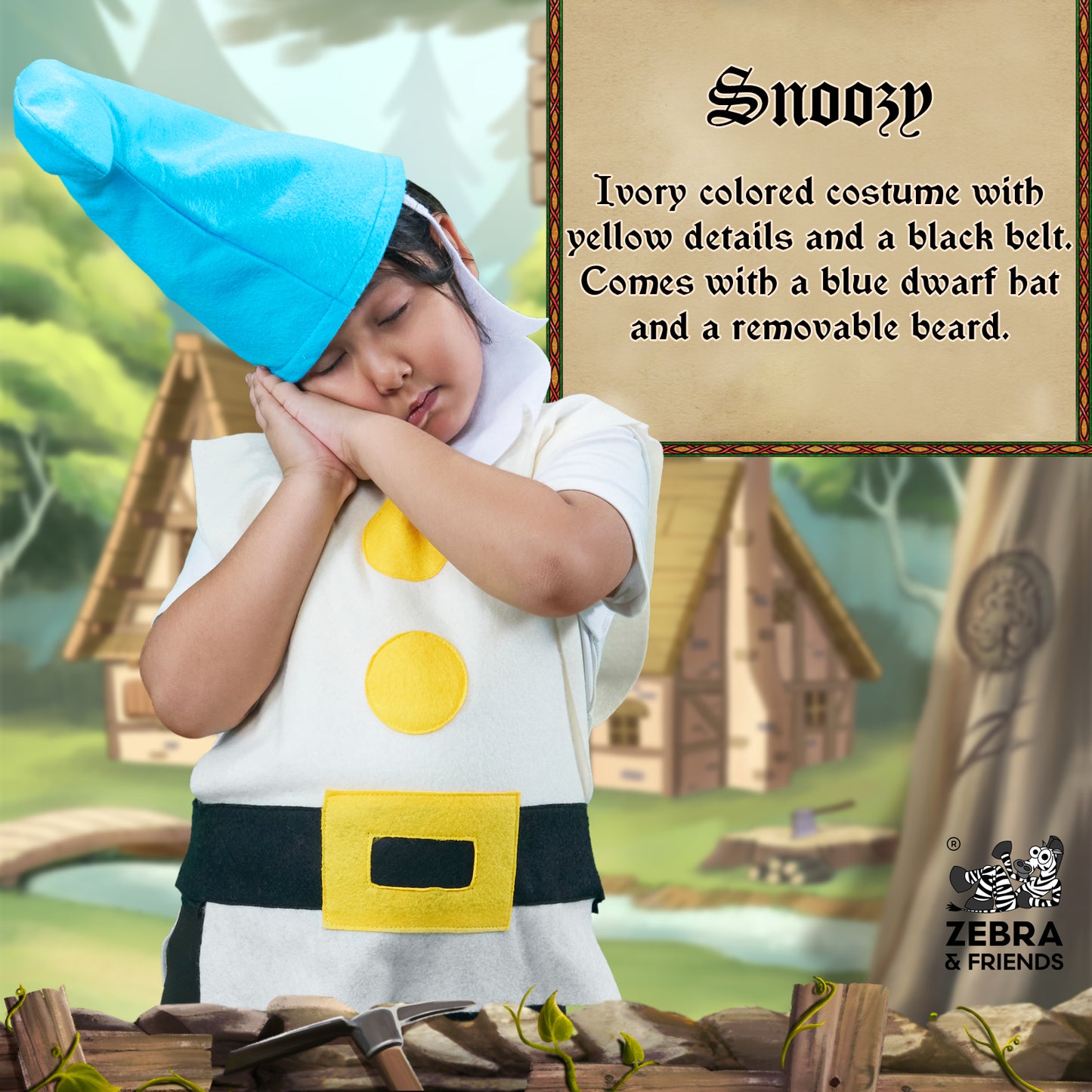 1943 Snoozy - Seven dwarfs costume - once upon a time collection