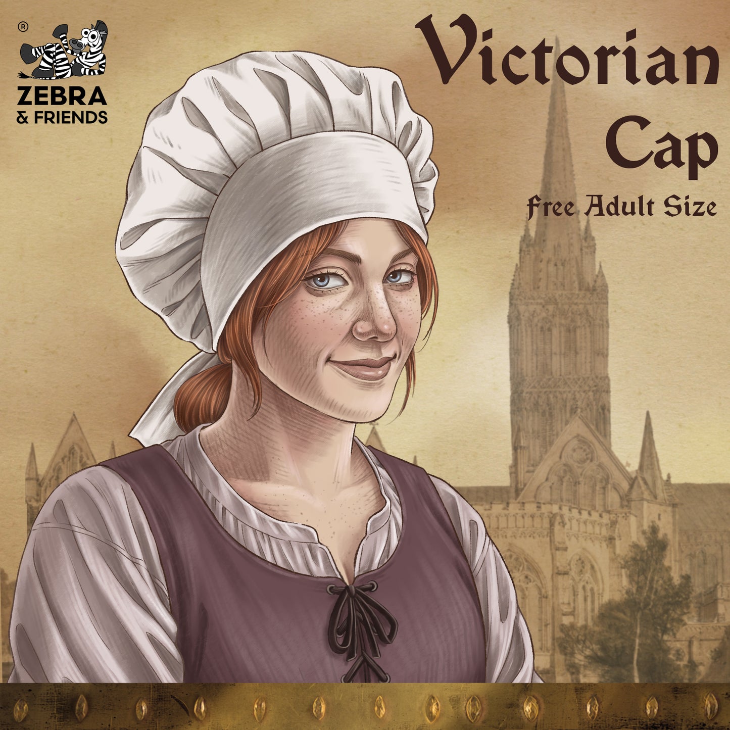 3728 VICTORIAN CAP