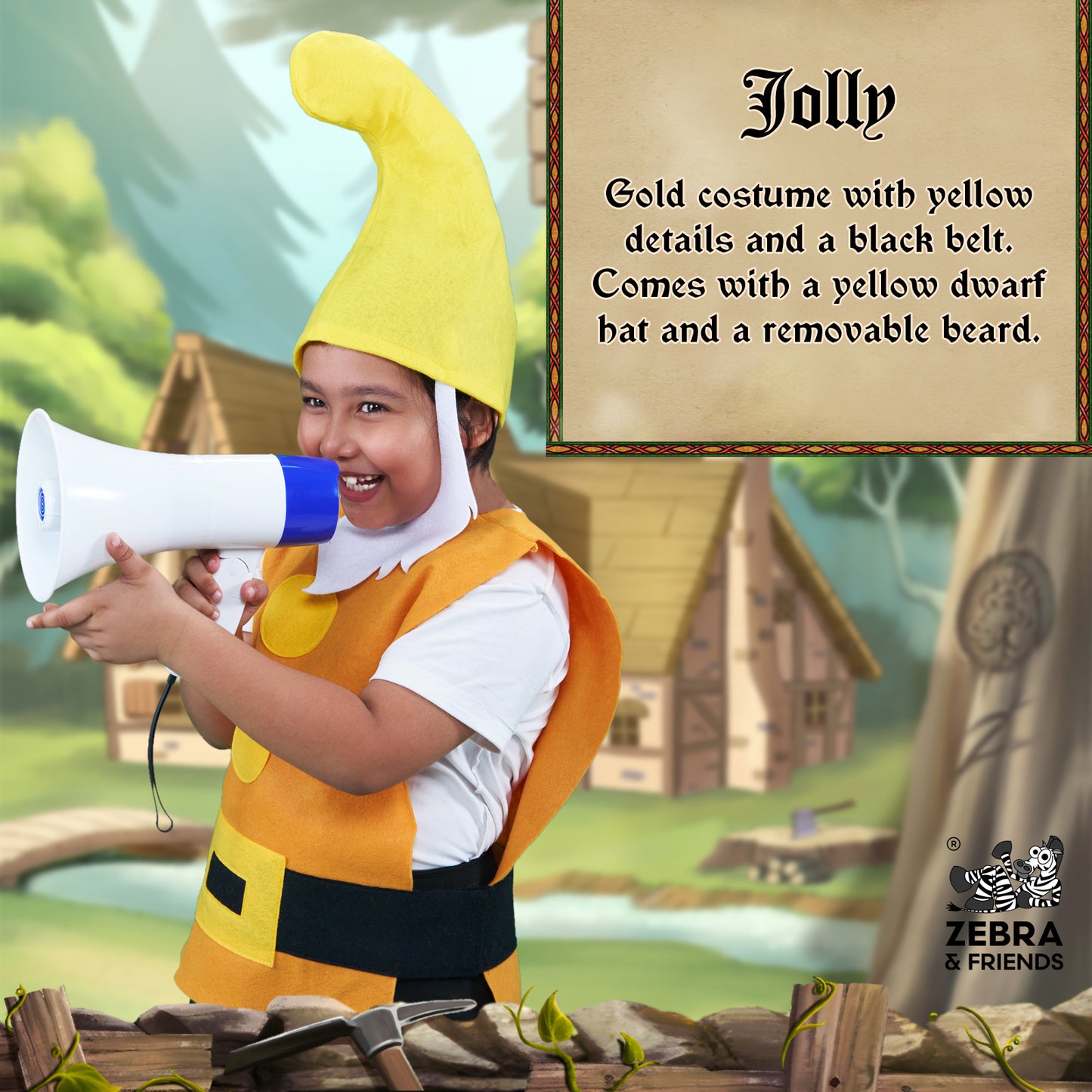 1942 Jolly - Seven dwarfs costume - once upon a time collection