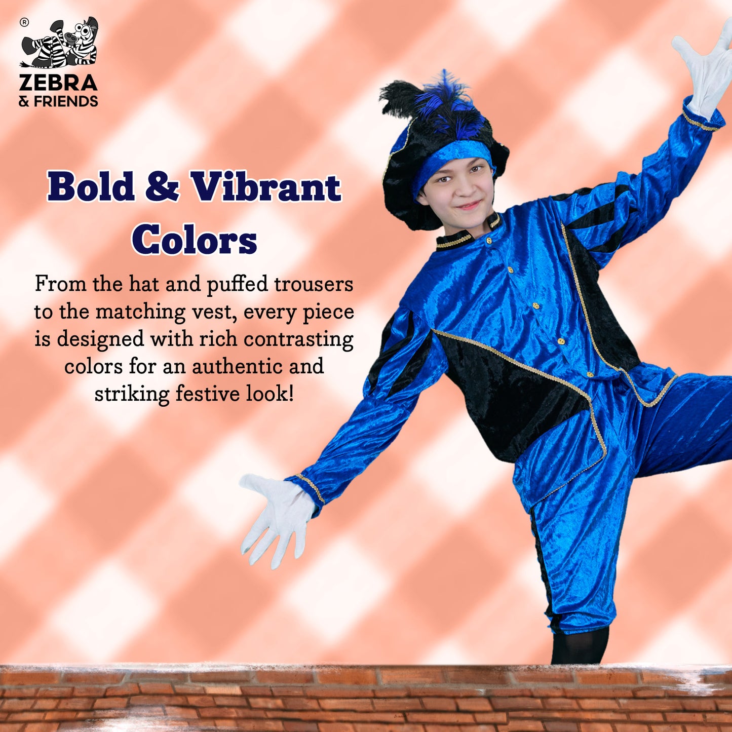 1695 Page child blue/black - The Nicolaus team collection