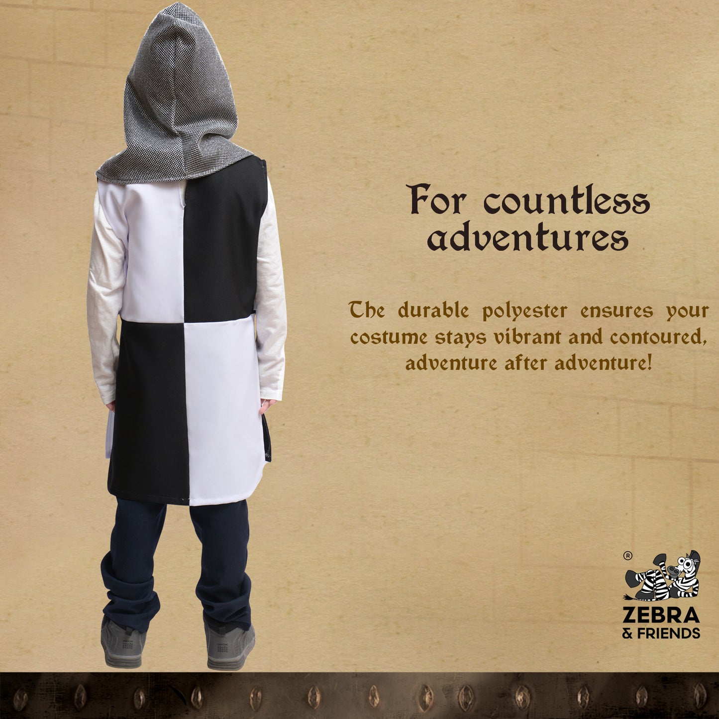 1833 Knight Edward Black/ White — Medieval collection