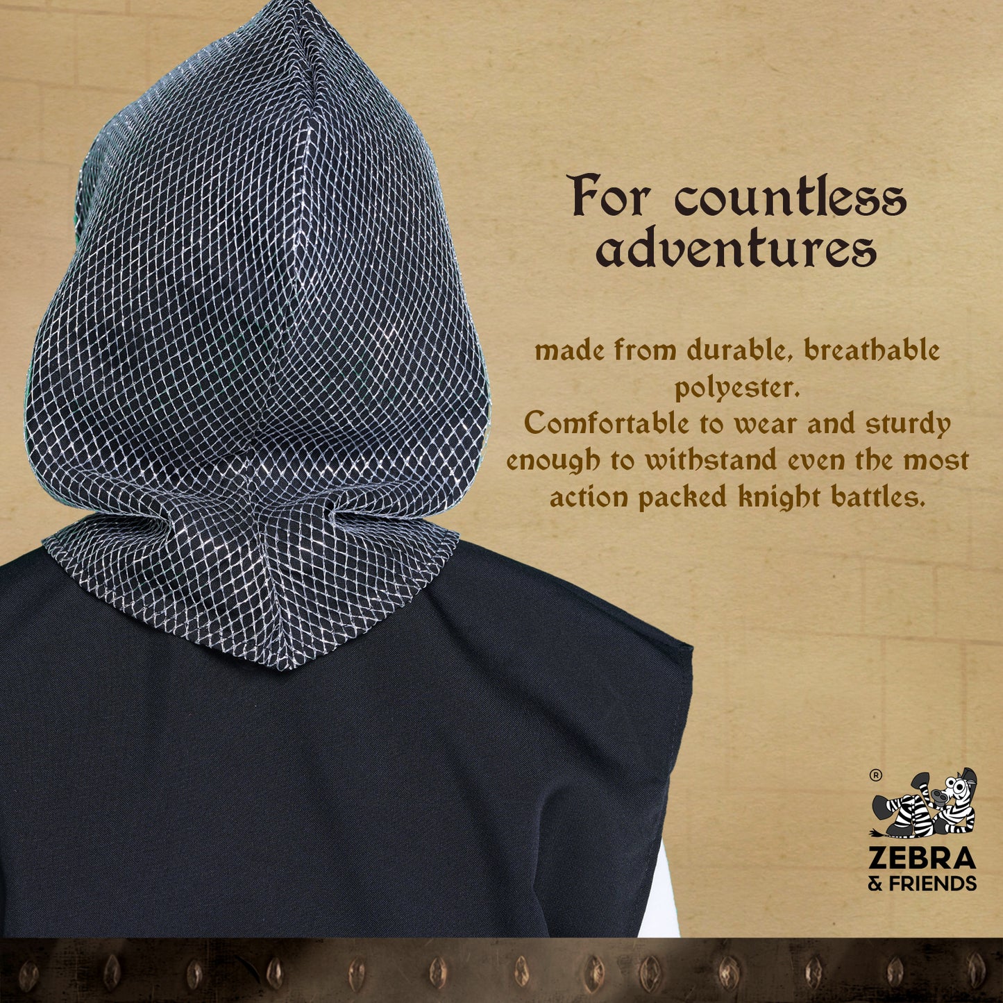 3723 Knight William cap Silver- Medieval collection
