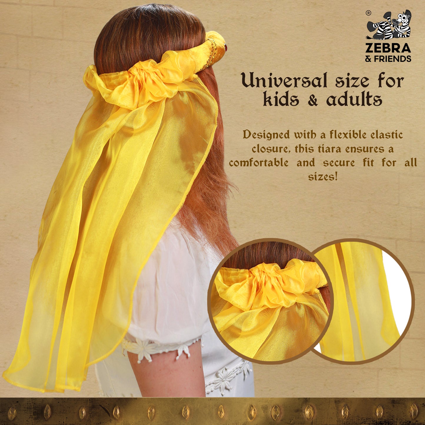3712/0 Medieval Tiara Rosalin Gold - Medieval collection