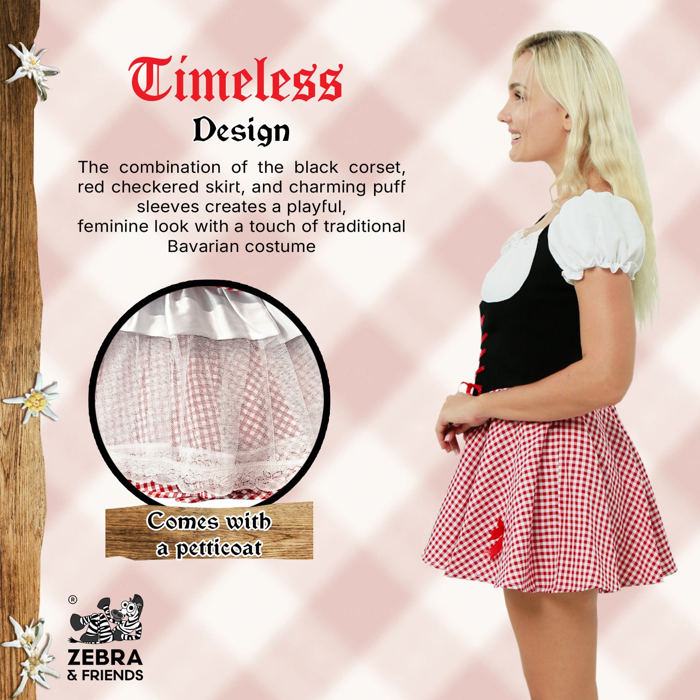 1041 Heidi Dress - Oktoberfest collection