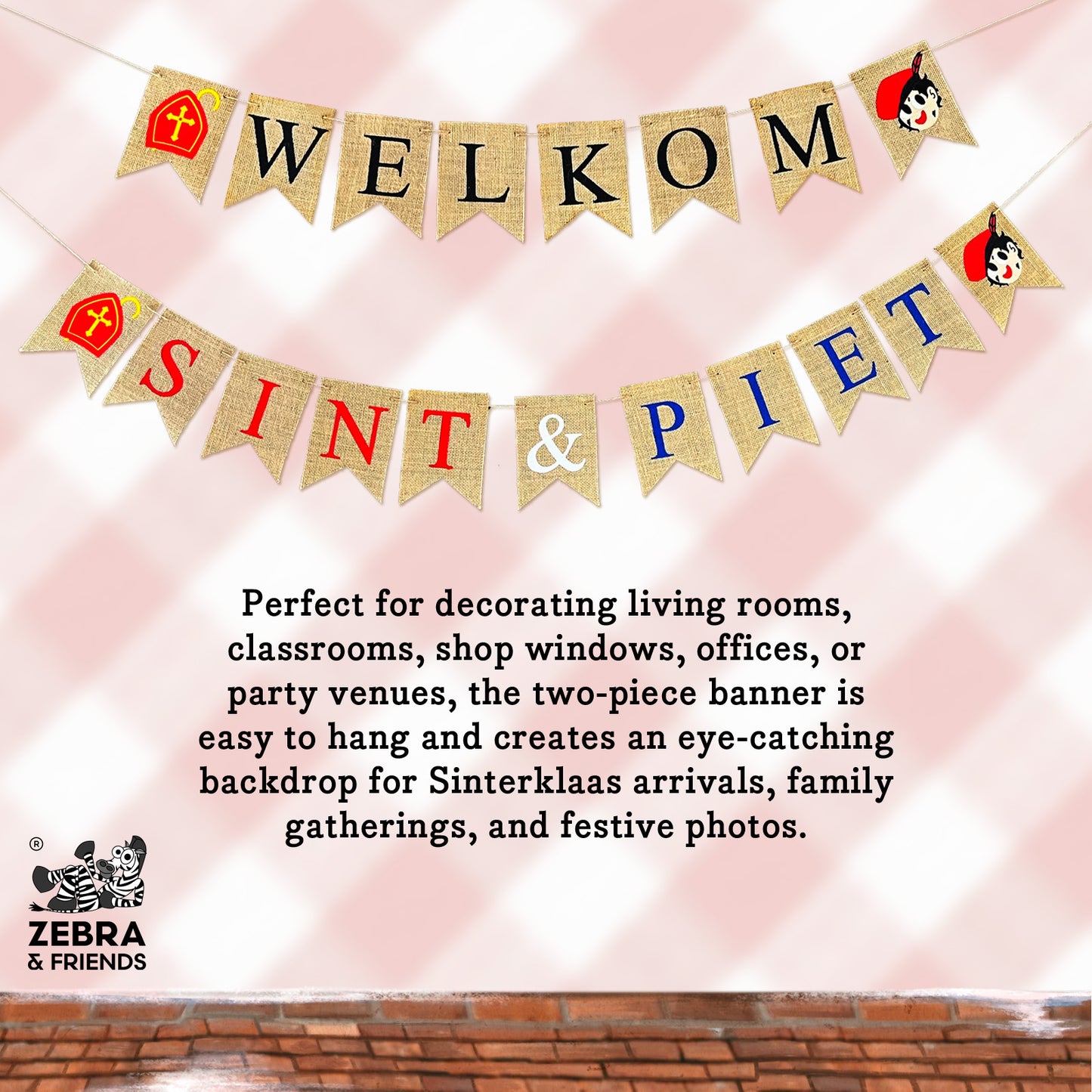7111 - Welkom Sint & Piet banner