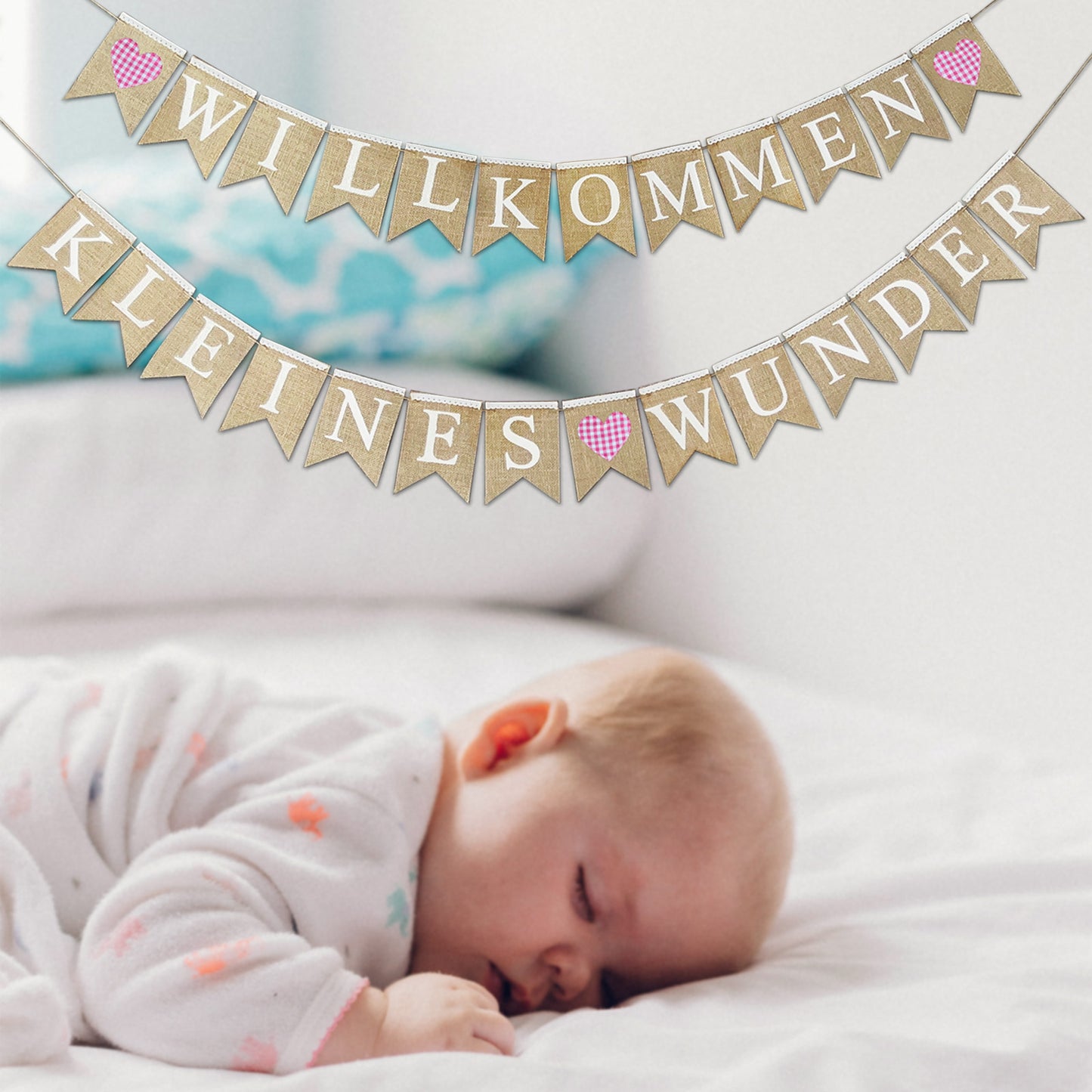 6342 KLEINES WUNDER banner pink