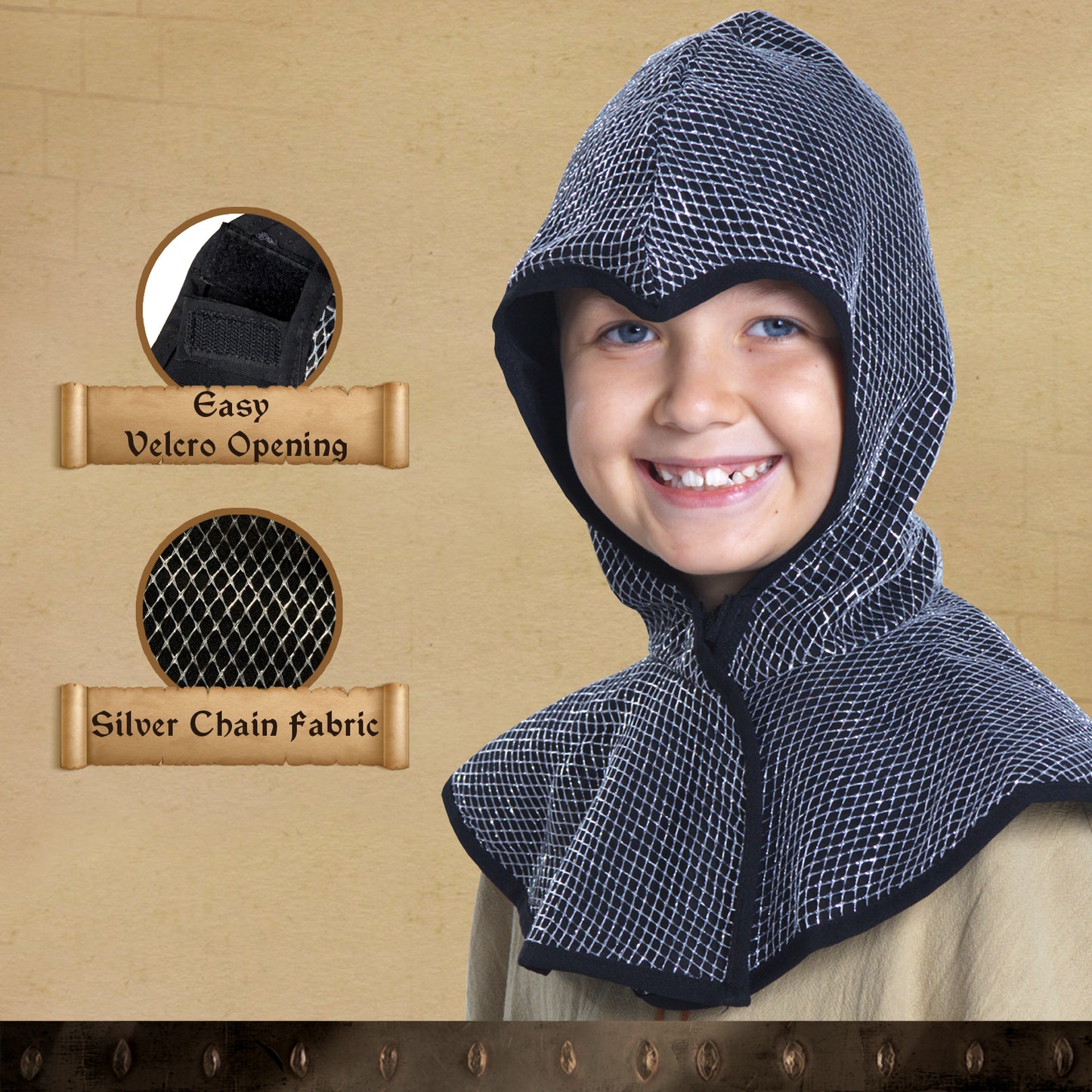 3721 Knight Tarik Cap Child - Medieval collection