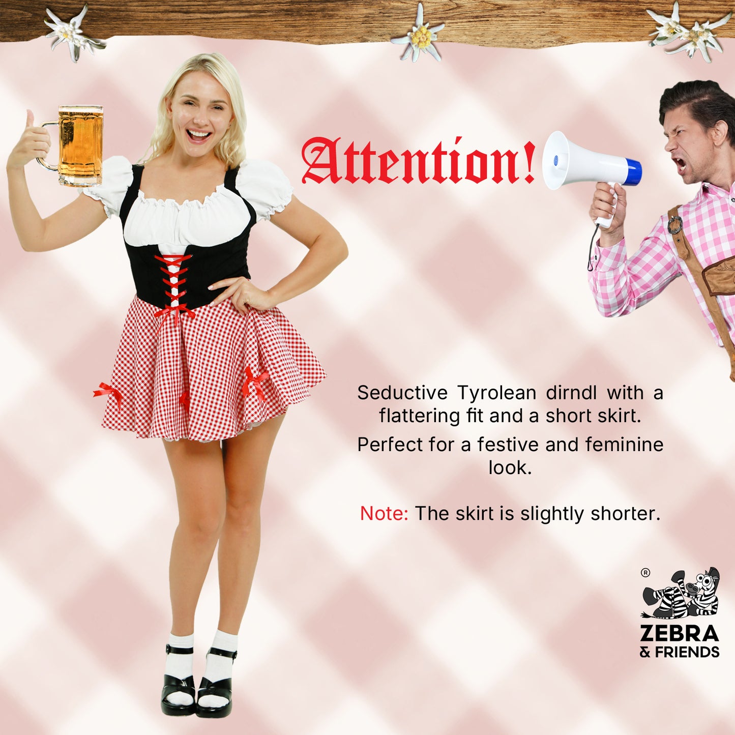 1041 Heidi Dress - Oktoberfest collection