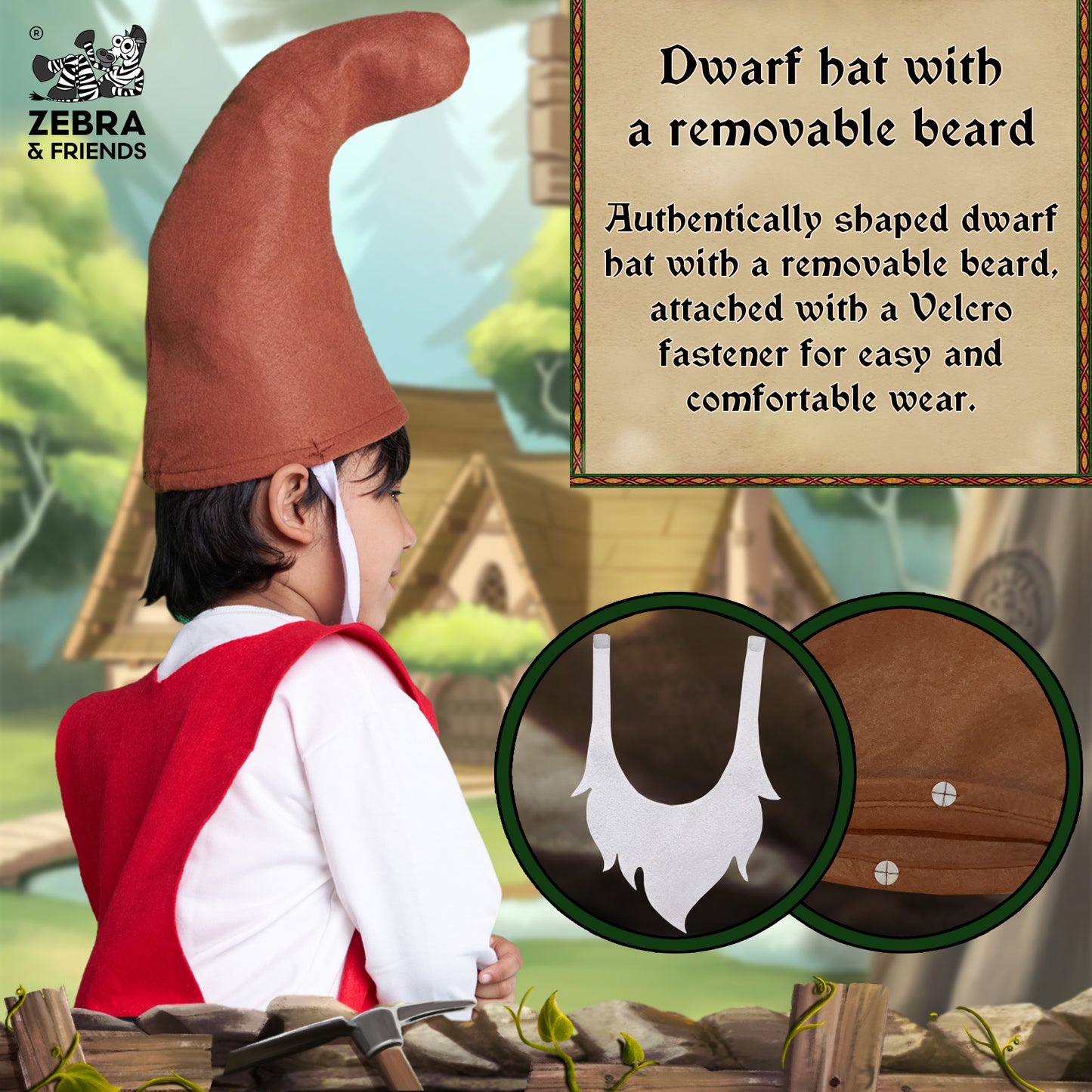 1946 Cranky - Seven dwarfs costume - once upon a time collection