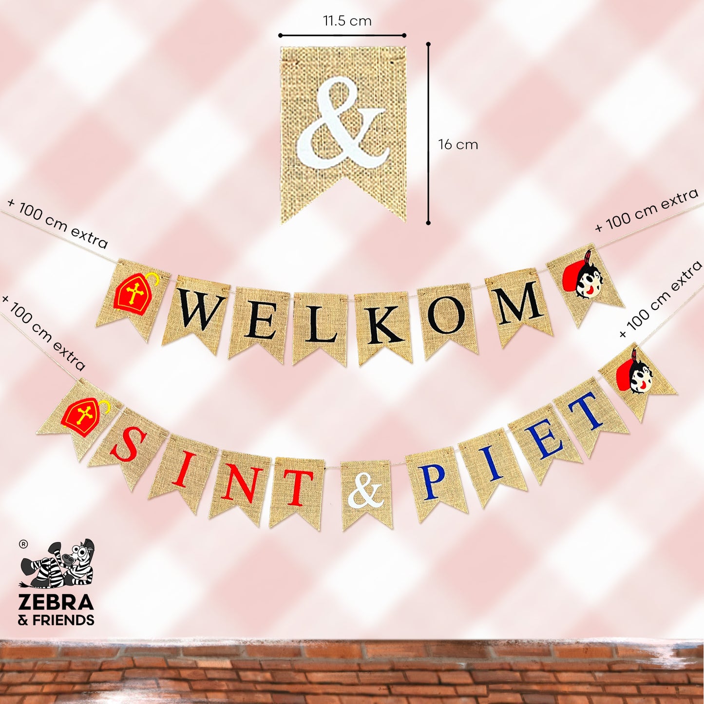 7111 - Welkom Sint & Piet banner