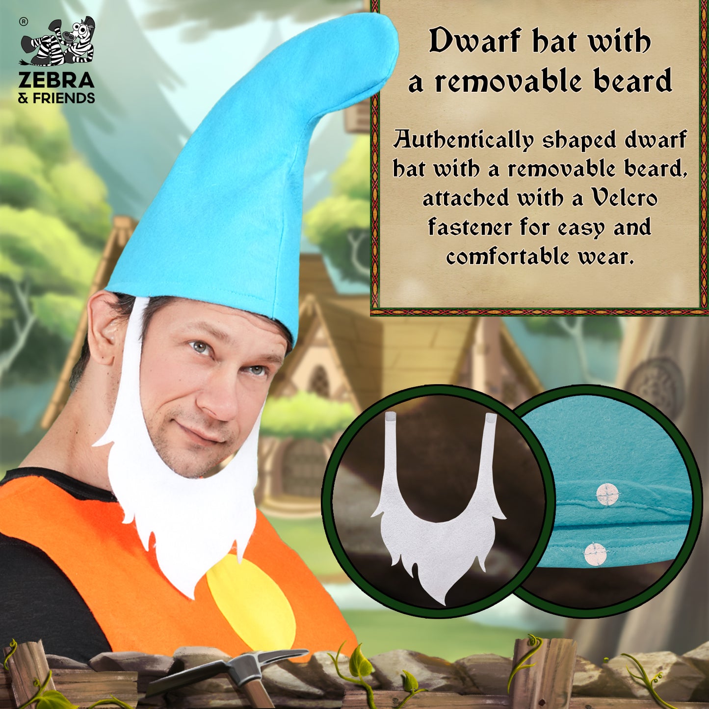 3610 Seven Dwarf Cap - Once upon a time collection