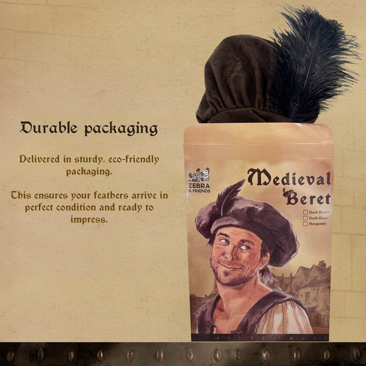 3725/1 Medieval Barret Brown - Medieval collection