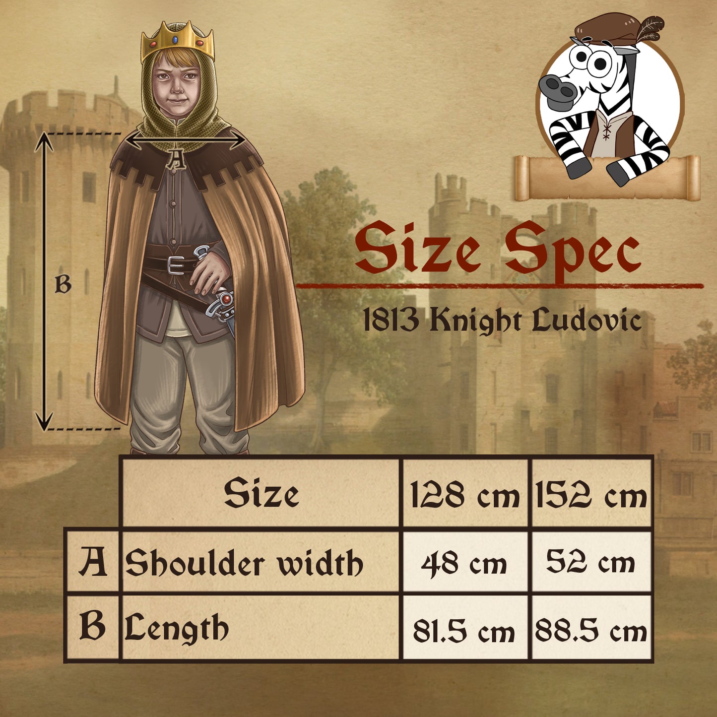 1813 Knight Ludovic Child - Medieval collection